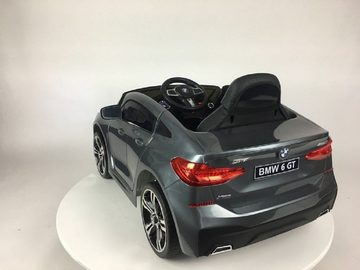 Elektro-Kinderauto Kinder Elektroauto BMW 6 GT 12v, LED + FB+ Audio Modul, grau