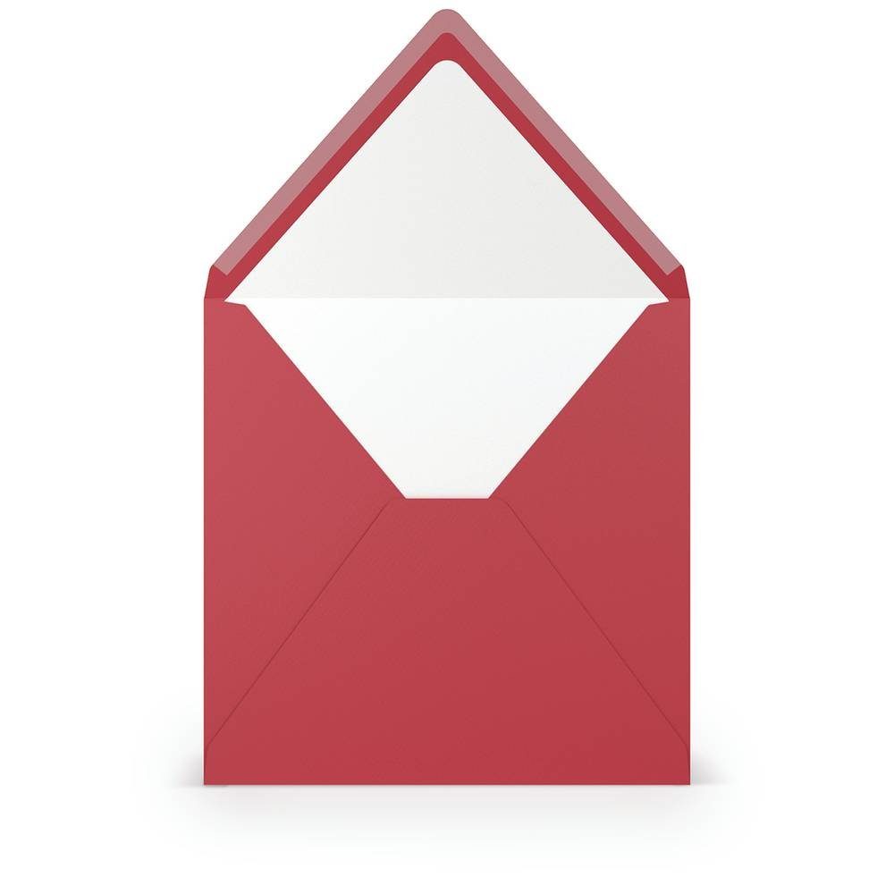 Paperado Briefpapier Rayher Umschläge kardinalrot Rayher quadratisch,