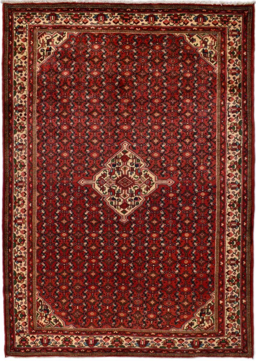 Hosseinabad rechteckig, 219x307 / Höhe: mm Orientteppich Perserteppich, 12 Handgeknüpfter Orientteppich Trading, Nain