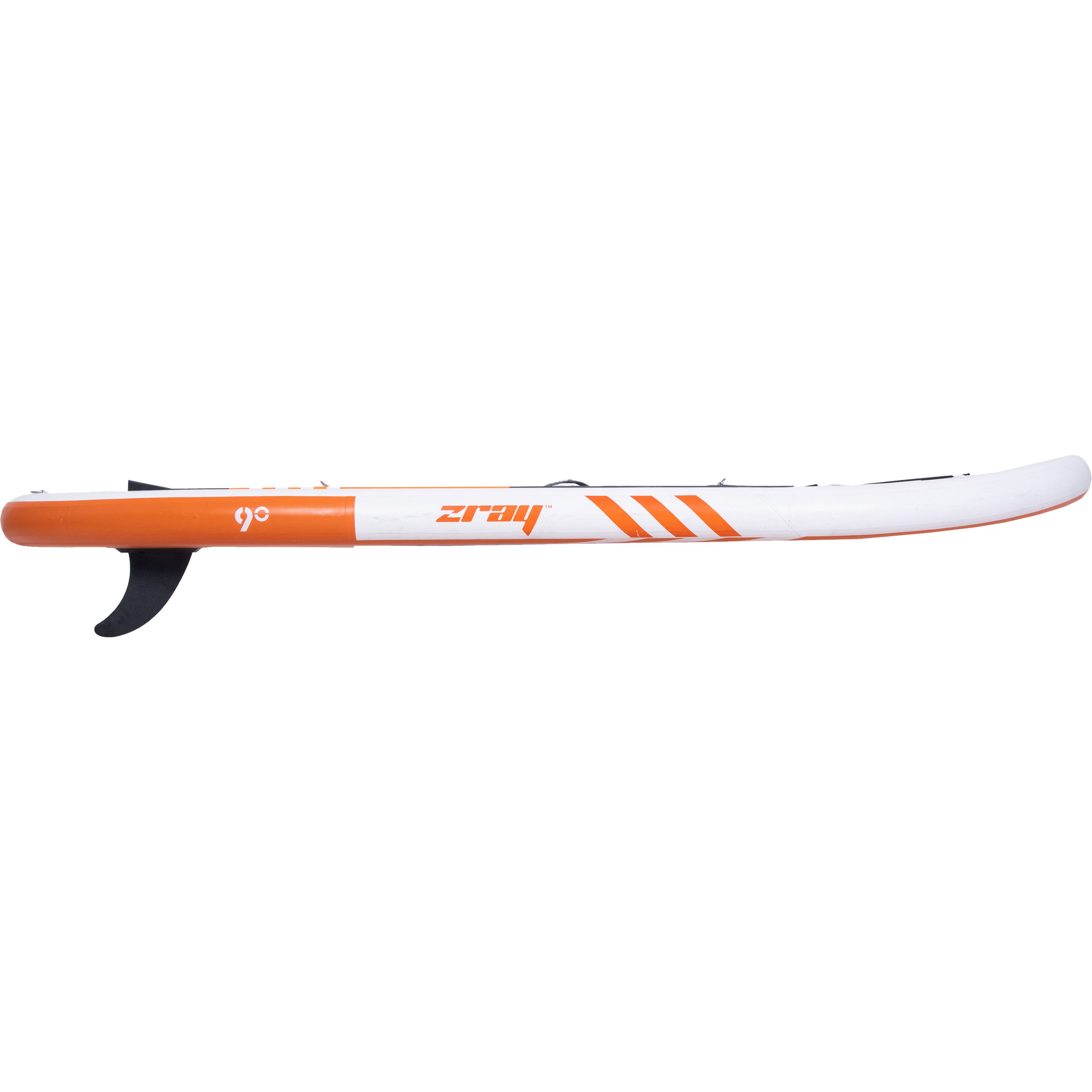 zray Inflatable SUP-Board X0 Premium SUP Komplettset orange für Kinder 275x76x13 cm, All Around Advanced, (Starkes Allround-SUP für Familien und Fortgeschrittene, 6 tlg., Stand Up Paddling Board Komplettset), für alle Gewässer geeignet