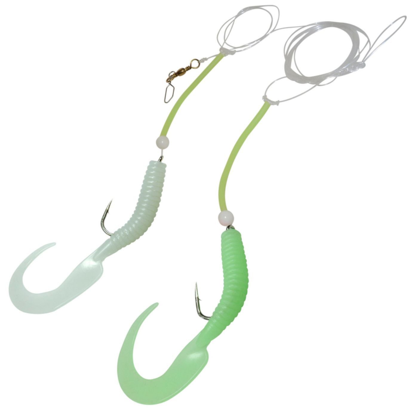 Vorfachschnur Dieter Eisele Doppelrig Meeresvorfach 2 Jigs 1,20mm 9/0