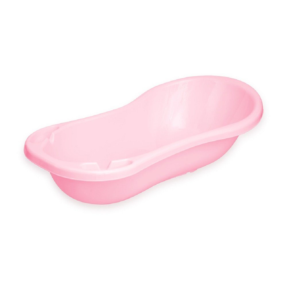 Ablagefächern, anatomische Babybadewanne Baby Lorelli mit cm, Badewanne rosa 100 Kunststoff Form,