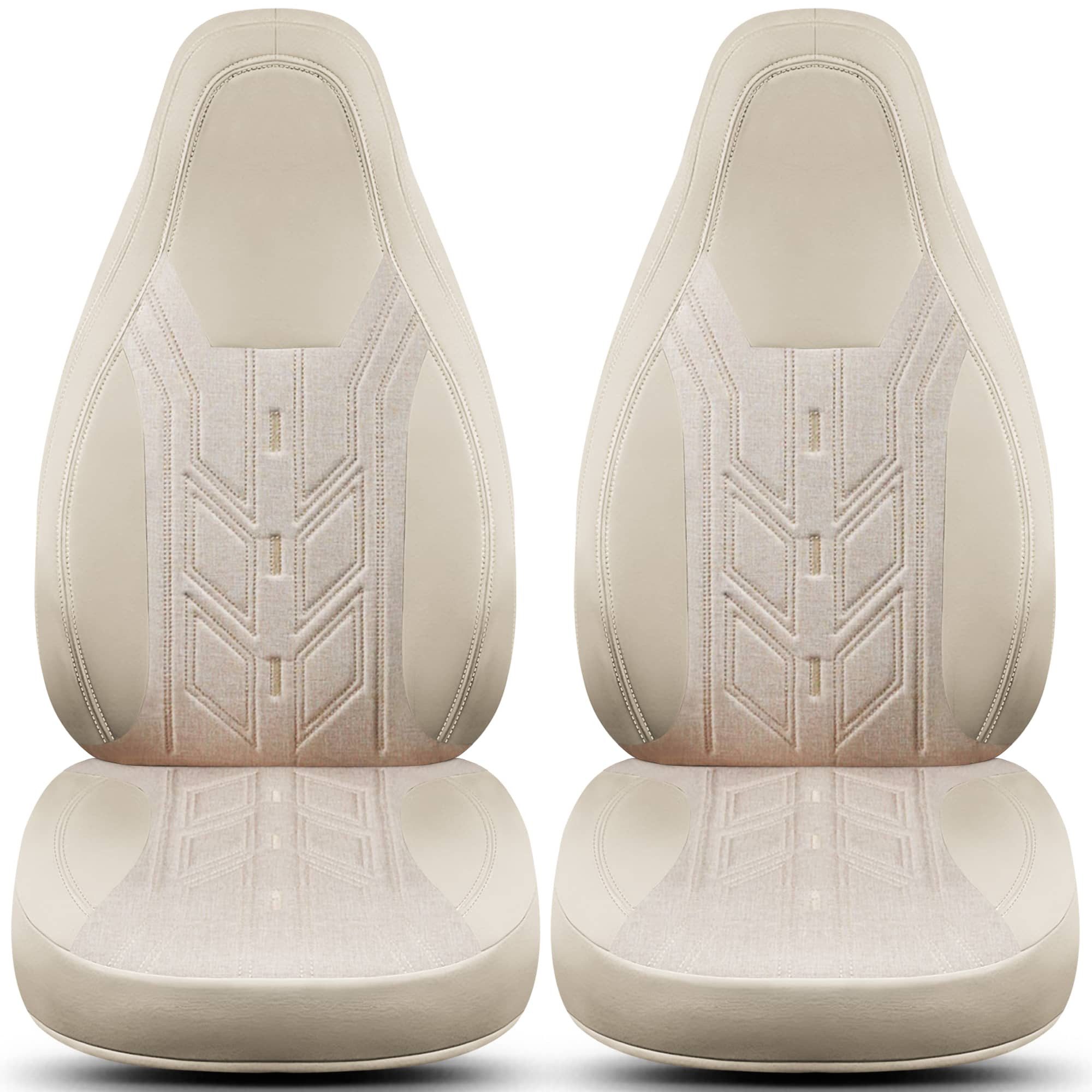 BREMER SITZBEZÜGE Autositzbezug für für Kabe Travel Master Novum (BC5), Set, 2-tlg., Schonbezüge Sitzbezüge Fahrer und Beifahrer, in Beige