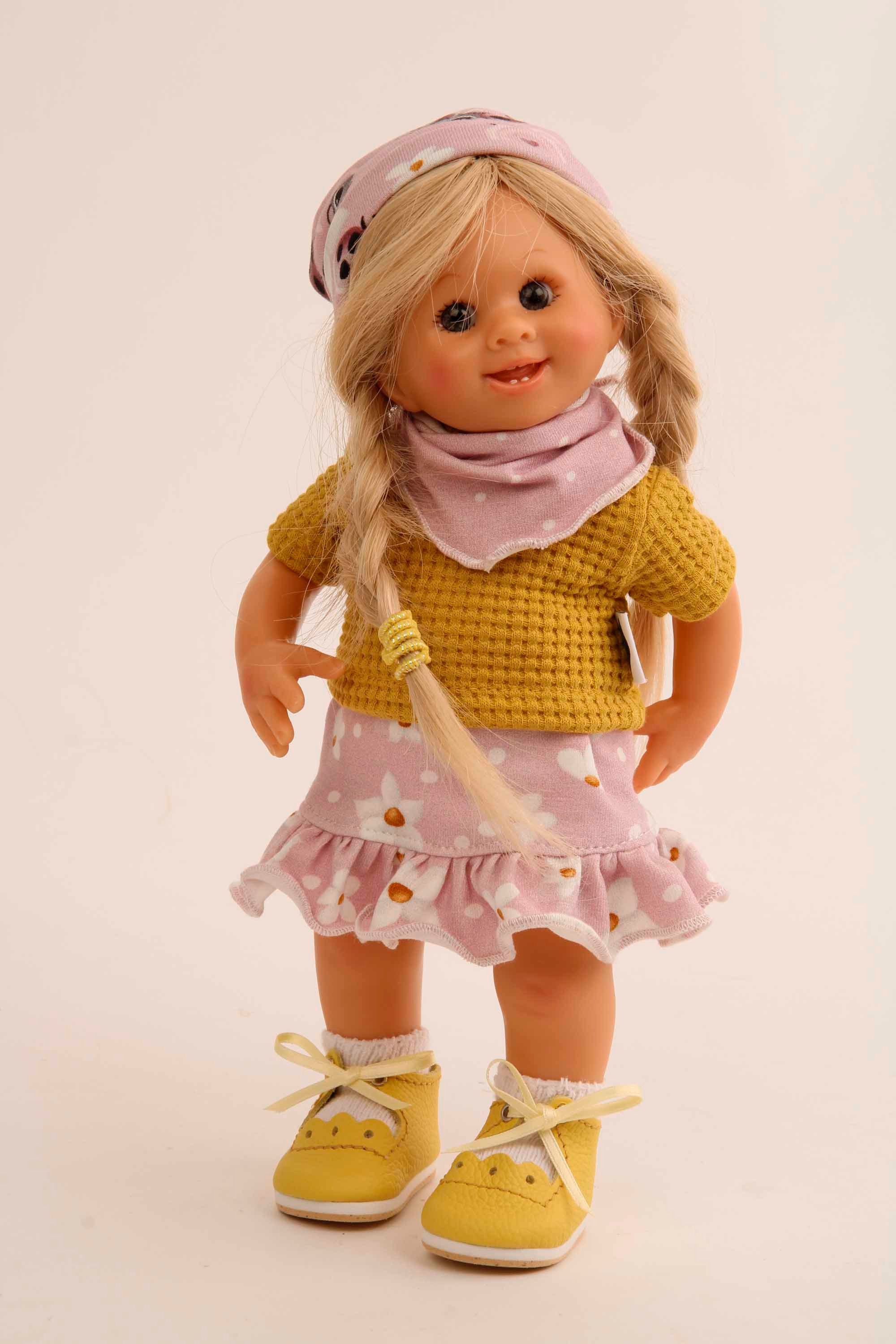 Schildkröt Stehpuppe Schildkröt Sammlerpuppe Müller Wichtel Ida, 25 cm NEU 2025