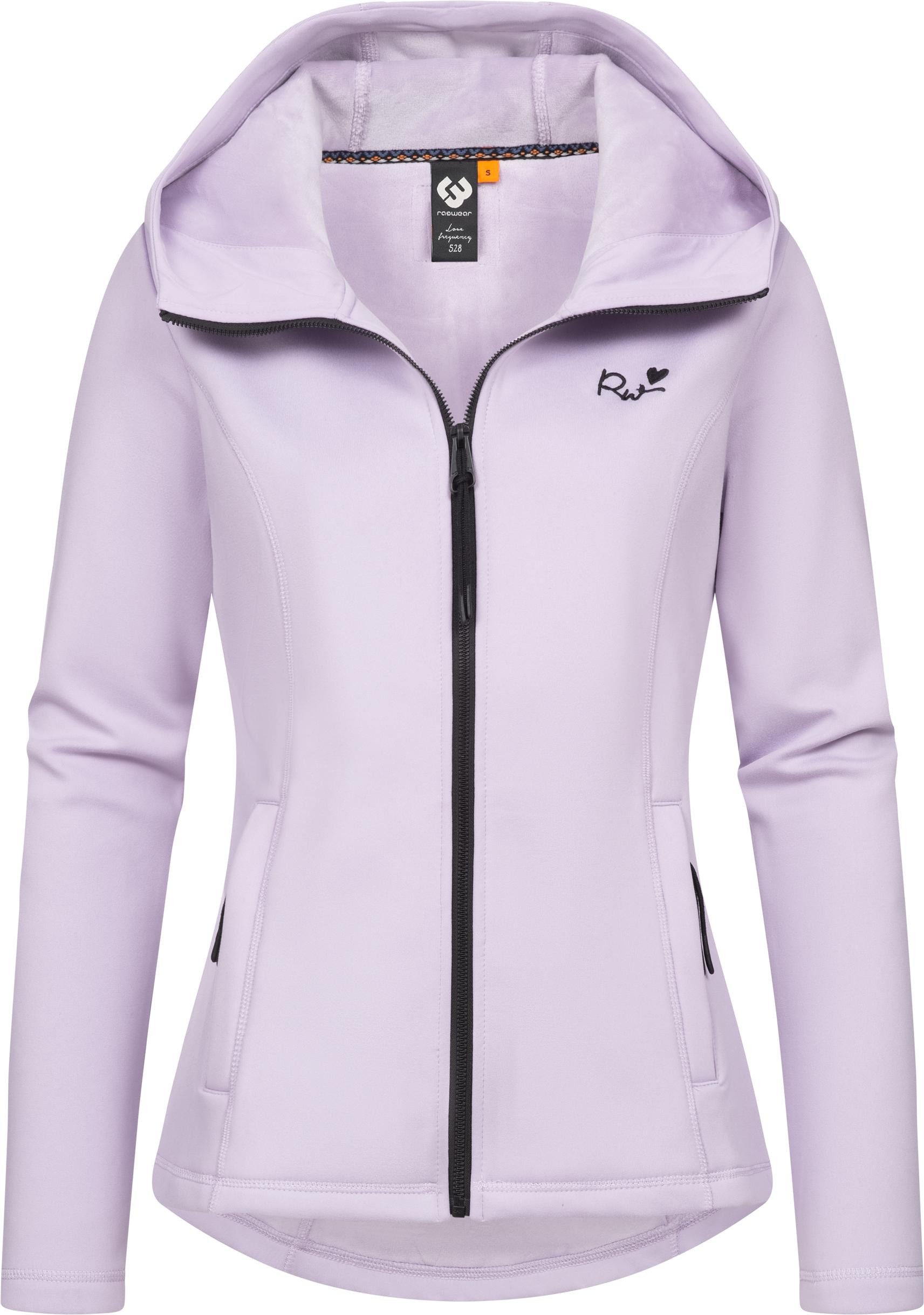 Ragwear Kapuzensweatjacke Lyshka Sportliche weiche und elastische Kapuzenjacke