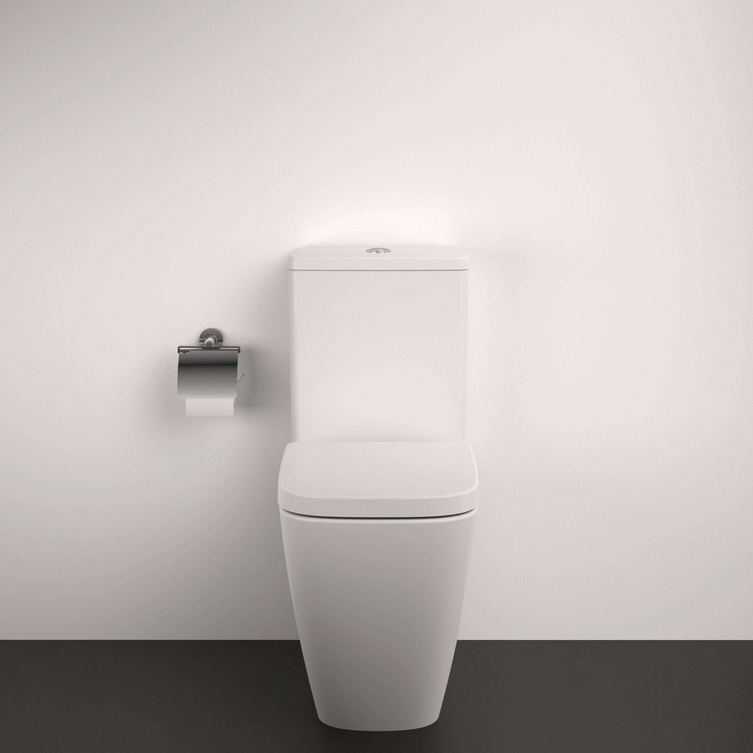 Ideal Standard Toilettenpapierhalter IOM, mit Deckel, Verdeckte Befestigung und einfache Montage