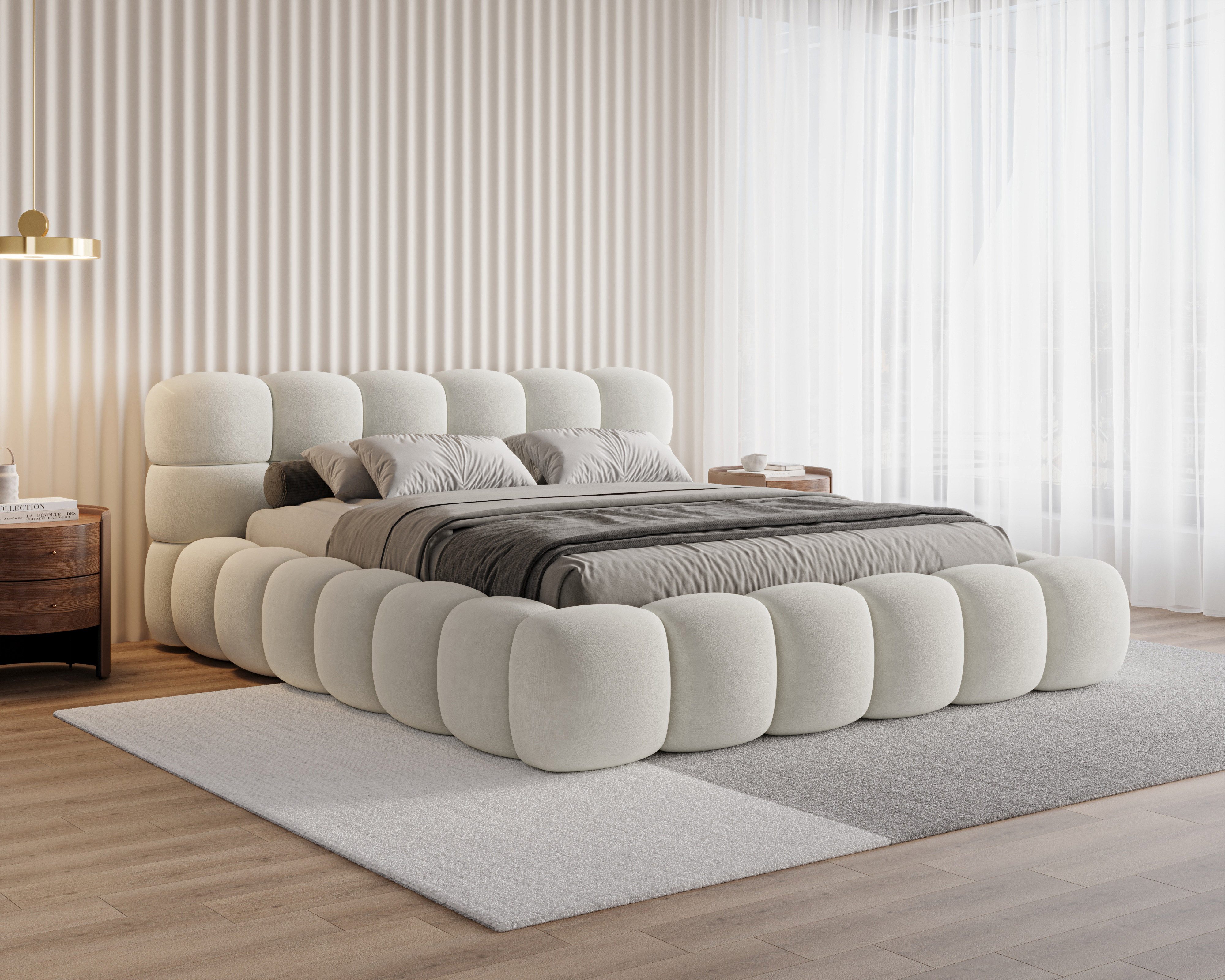 Chilly Möbel Polsterbett Stone Samt Stoff günstig online kaufen