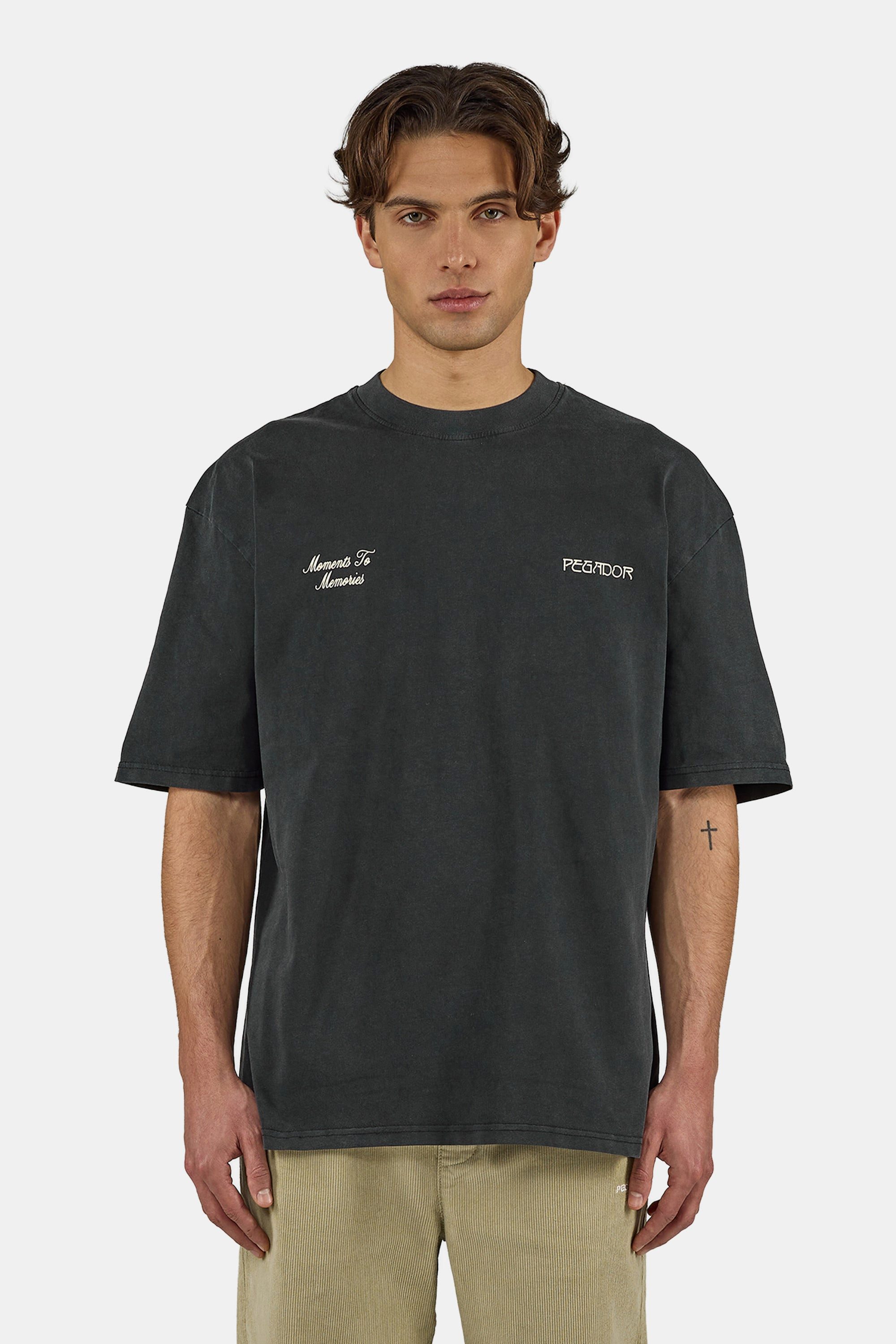 PEGADOR T-Shirt Zernez Oversized Tee Baumwolle, oversize