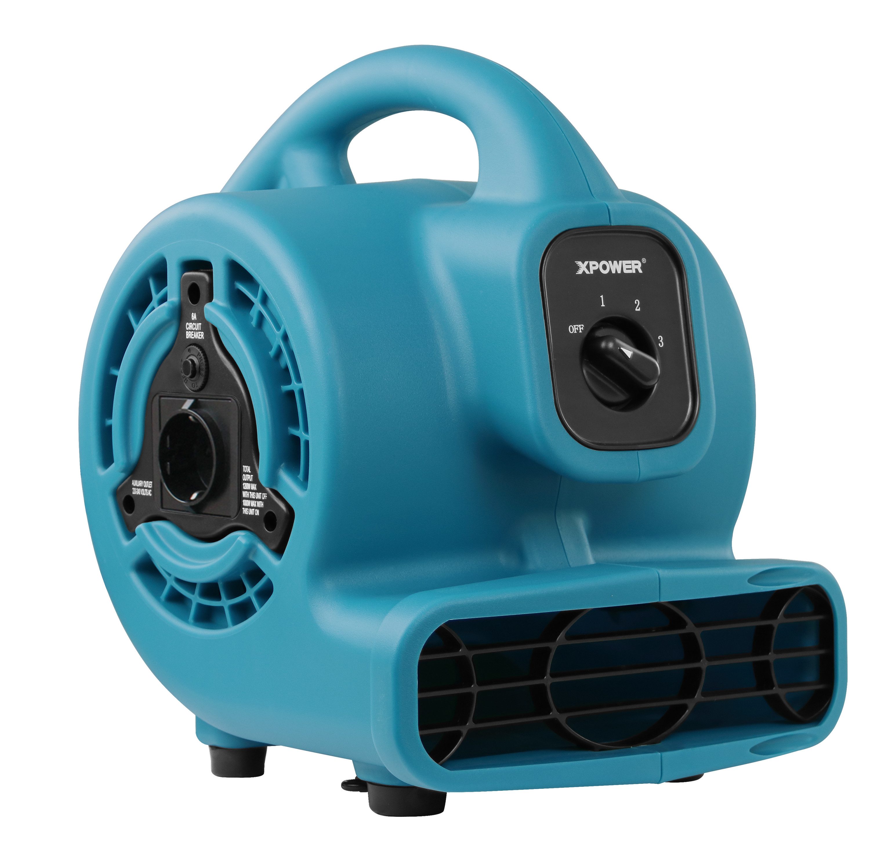XPOWER Bodenventilator Elektro-Gebläse Air Mover Teppich-Trockner eigene Steckdose mitbringen