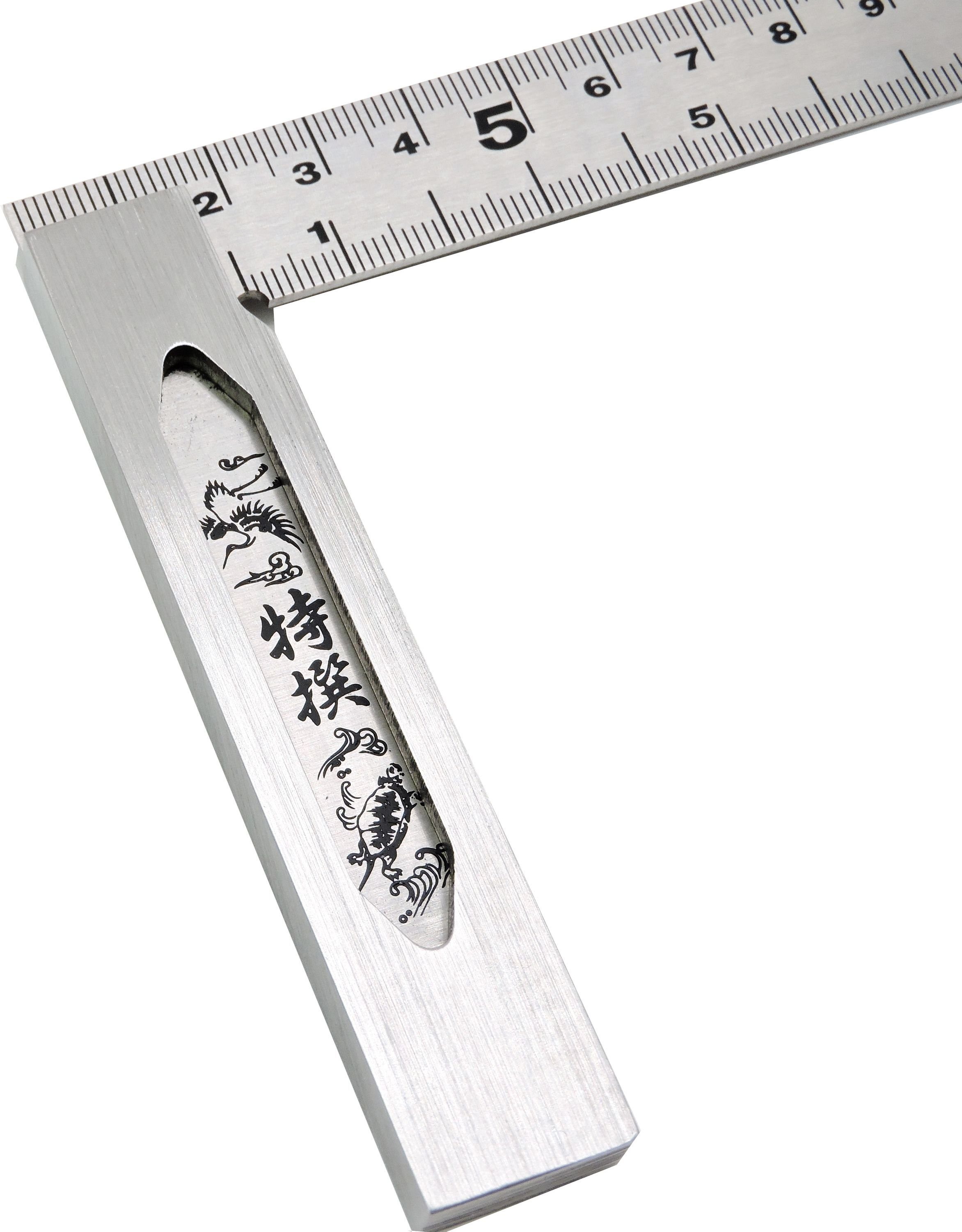 Anschlagwinkel 1-St), (Shinwa 12590 Zimmermannswinkel Grad, in Winkelmesser FAMEX Made (62009), Japan, 90