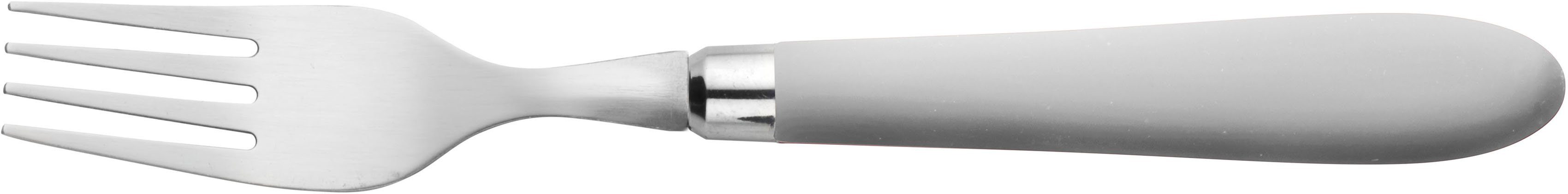 PINTINOX Besteck-Set Daisy 0 (24-tlg), 6 Personen, Edelstahl 18/0, Kunststoff, mit farbigem Kunststoffgriff