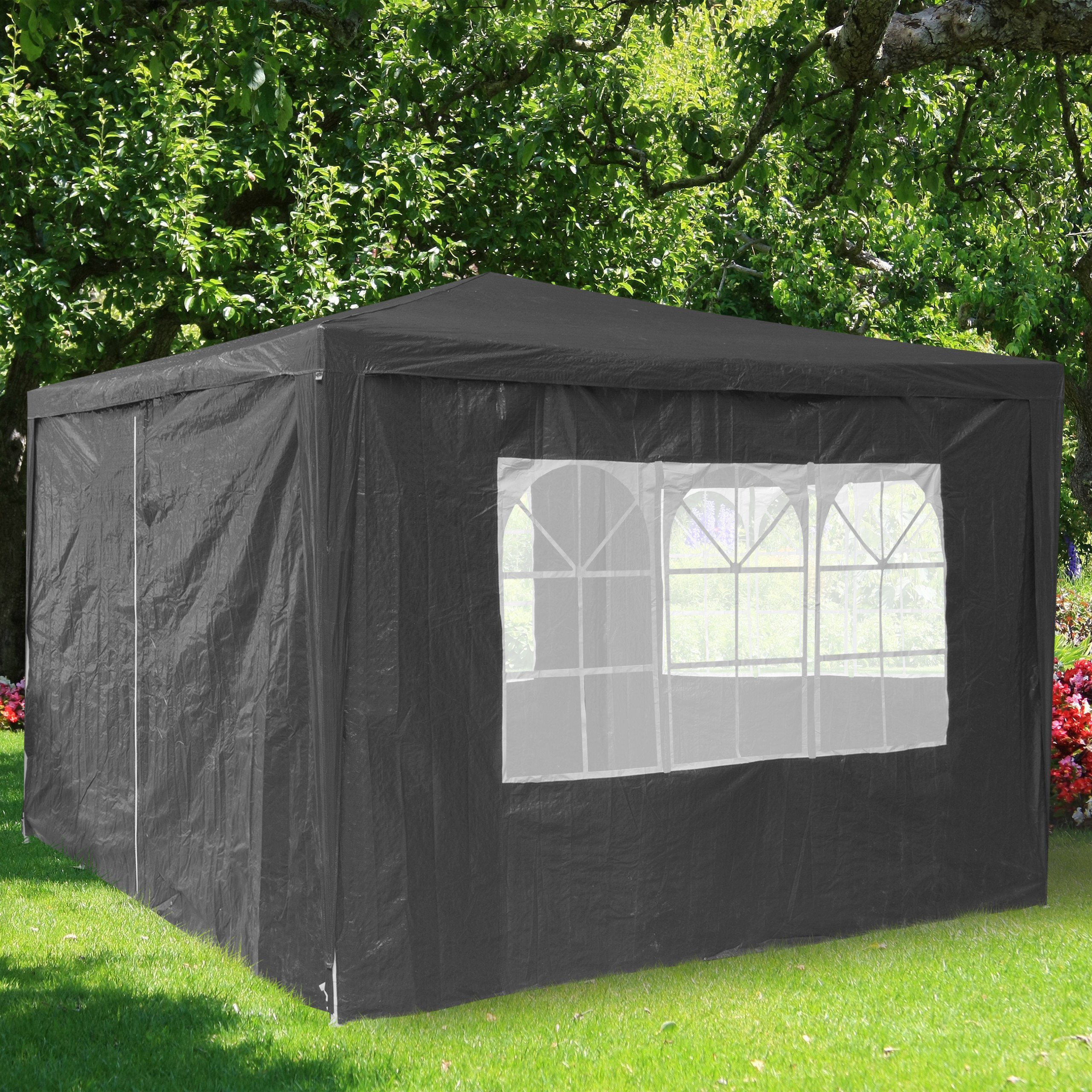relaxdays Pavillonseitenteil Pavillon Seitenwand 4er-Set - günstig online kaufen