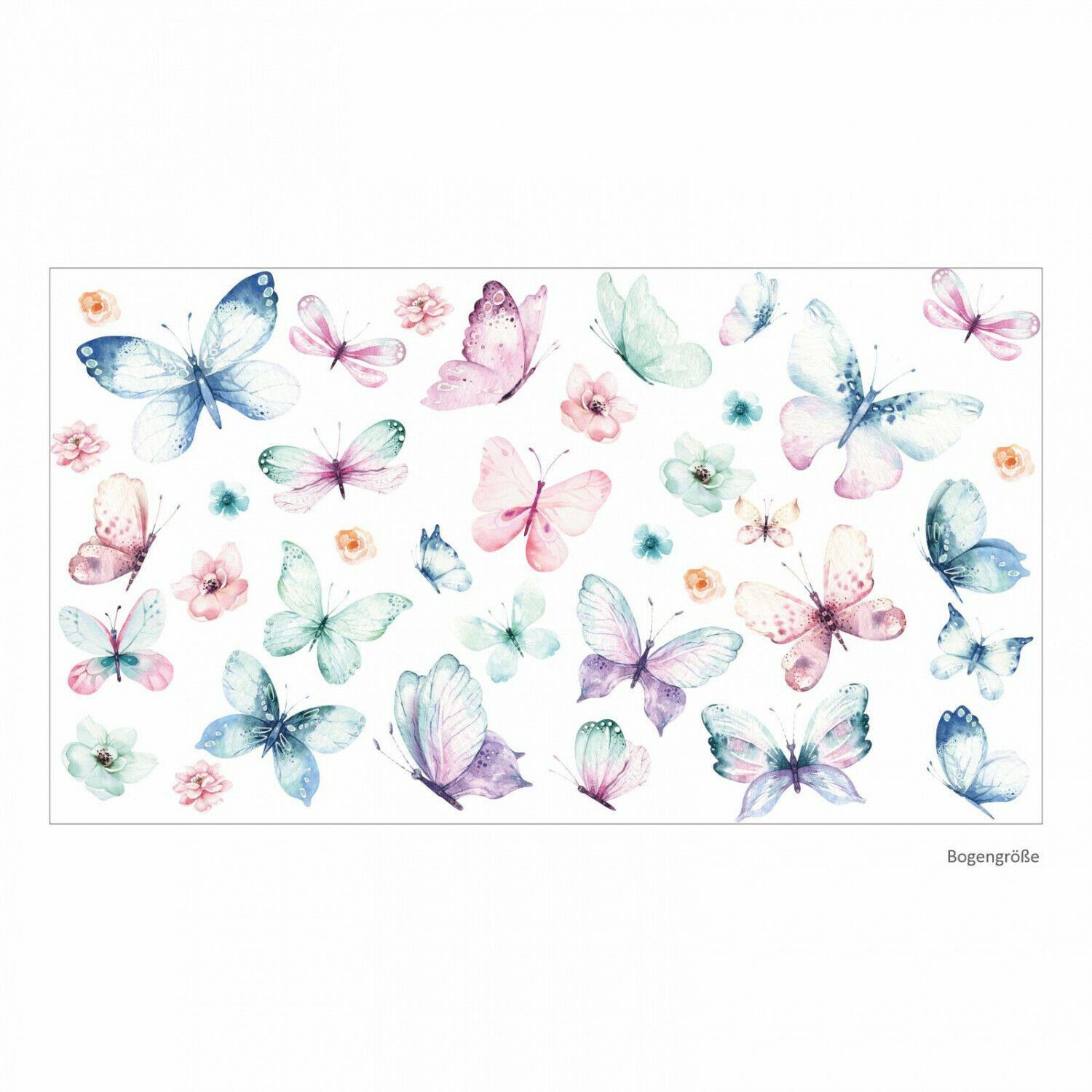 nikima Wandtattoo Schmetterlinge Aquarell Nr. 214 günstig online kaufen
