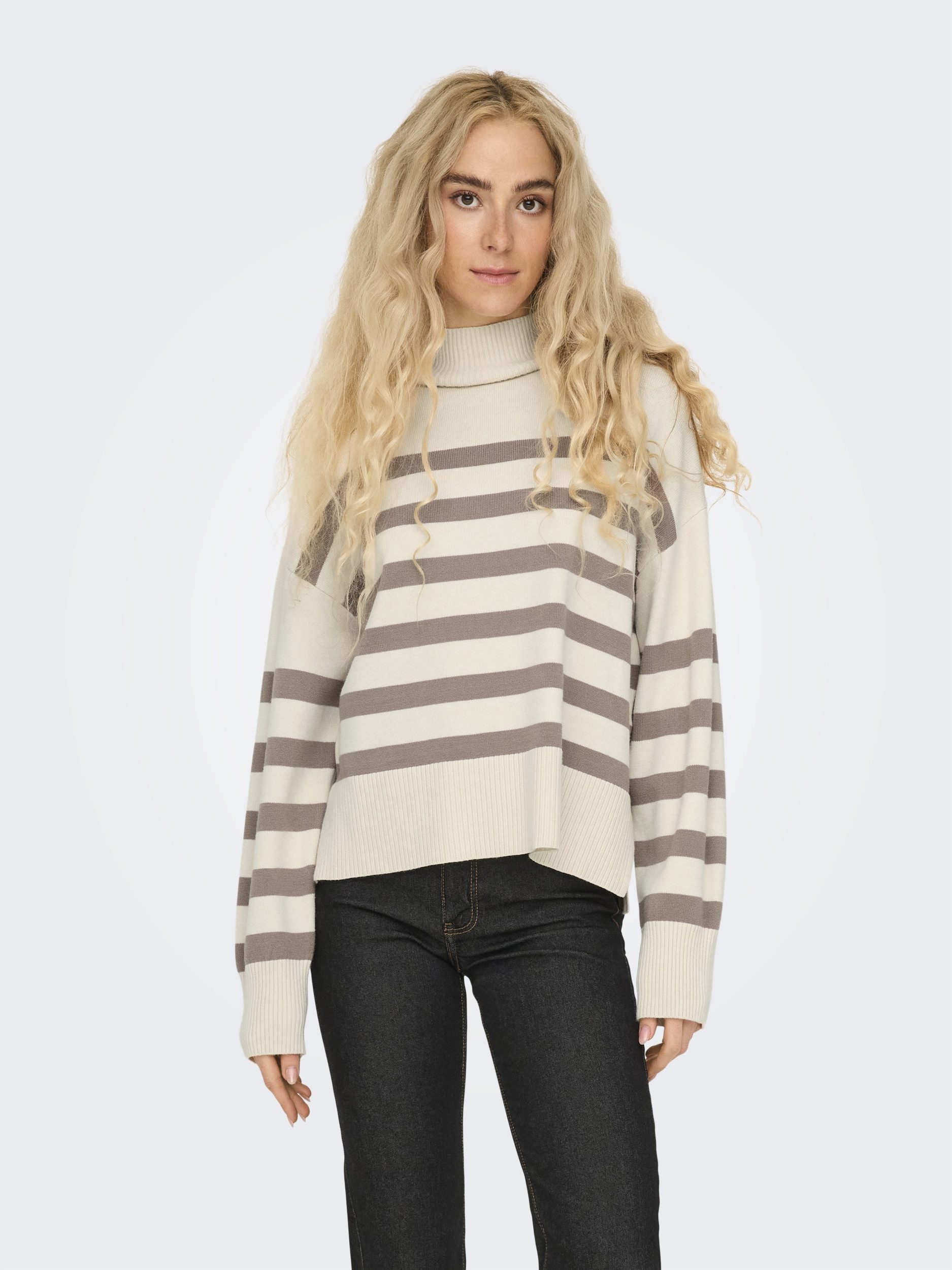 Strickpullover ONLBARI L/S HIGHNECK KNT NOOS
