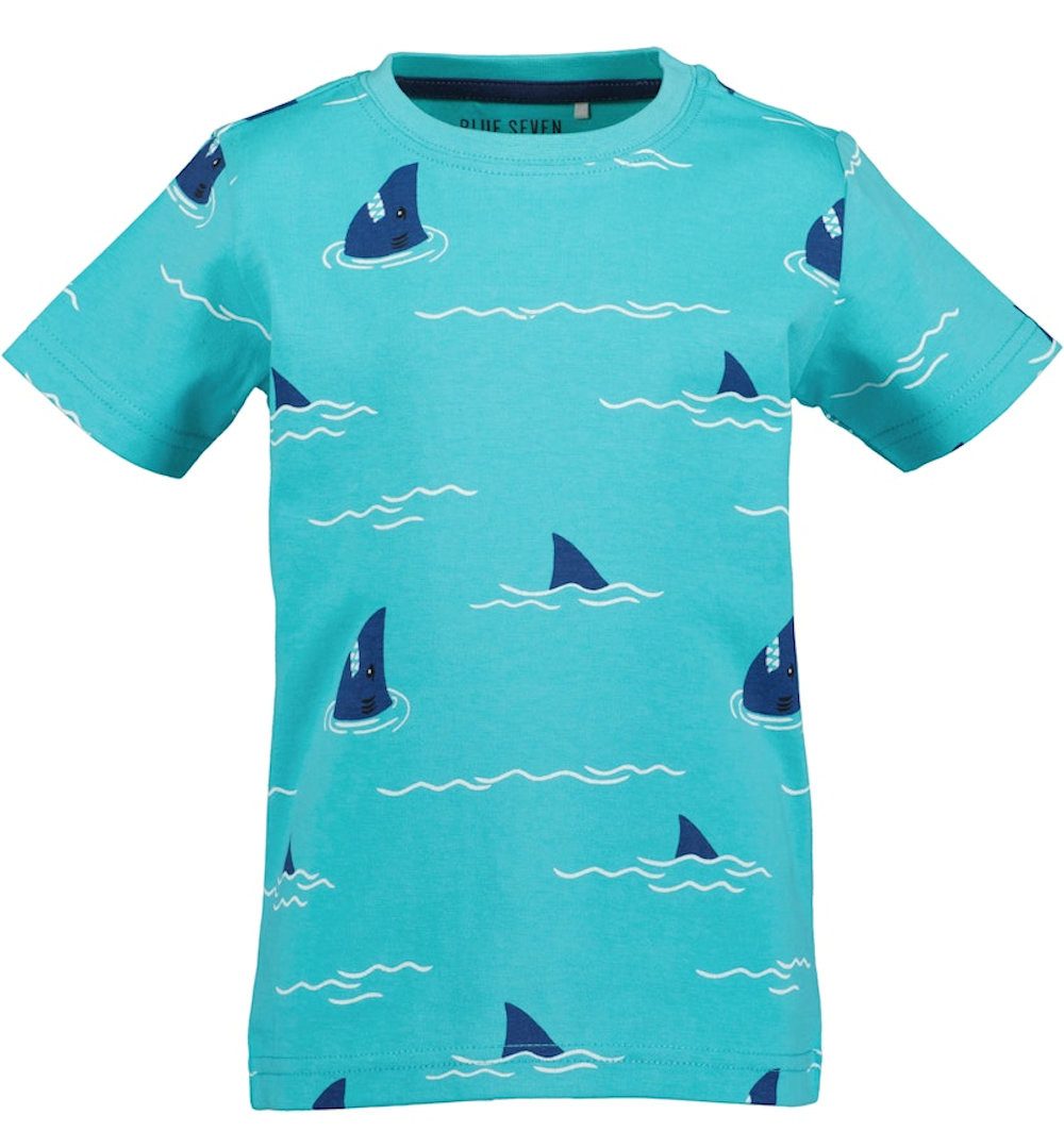 Blue Seven T-Shirt Blue Seven Jungen T-Shirt Hai lagune (1-tlg)