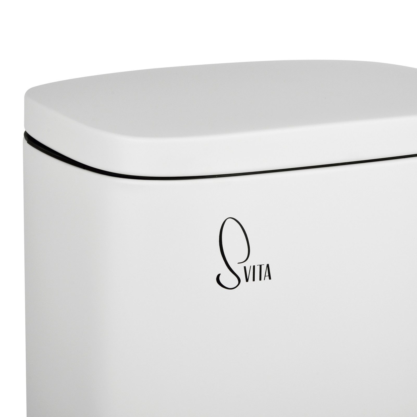 SVITA Mülleimer TQ, Fußtrittmechanismus, 30L, Inneneimer herausnehmbar