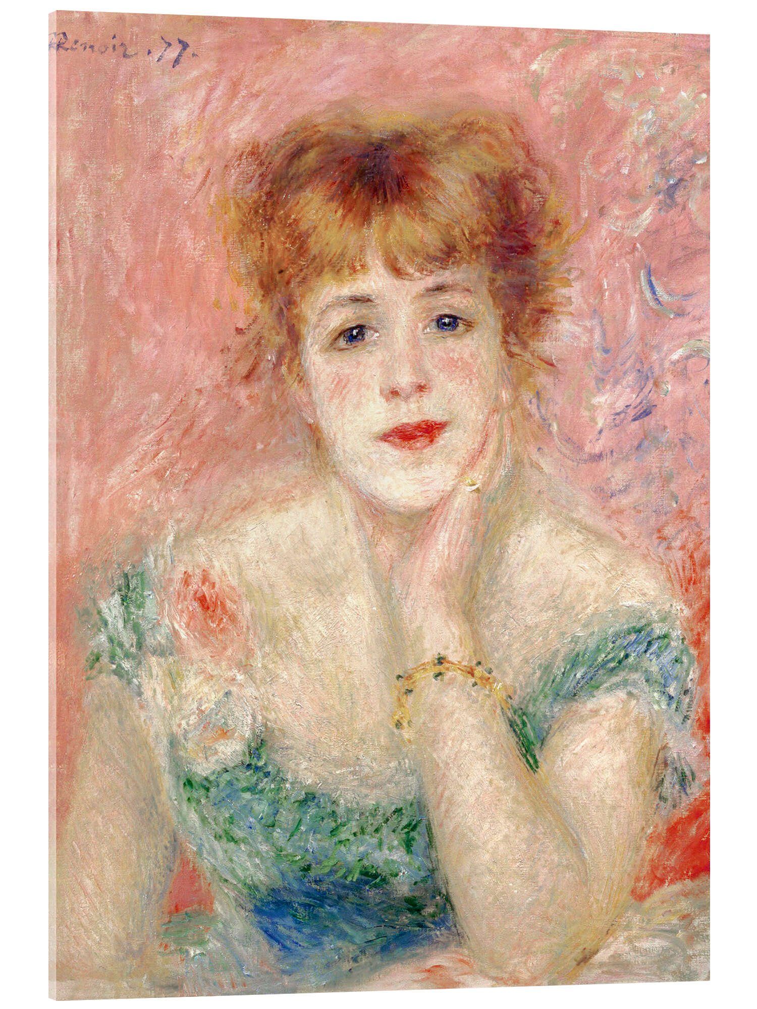 Posterlounge Wandbild Porträt der Jeanne Samary, Pierre-Auguste Renoir, erhältlich als Poster, Leinwandbild, Wandsticker oder Acrylglasbild