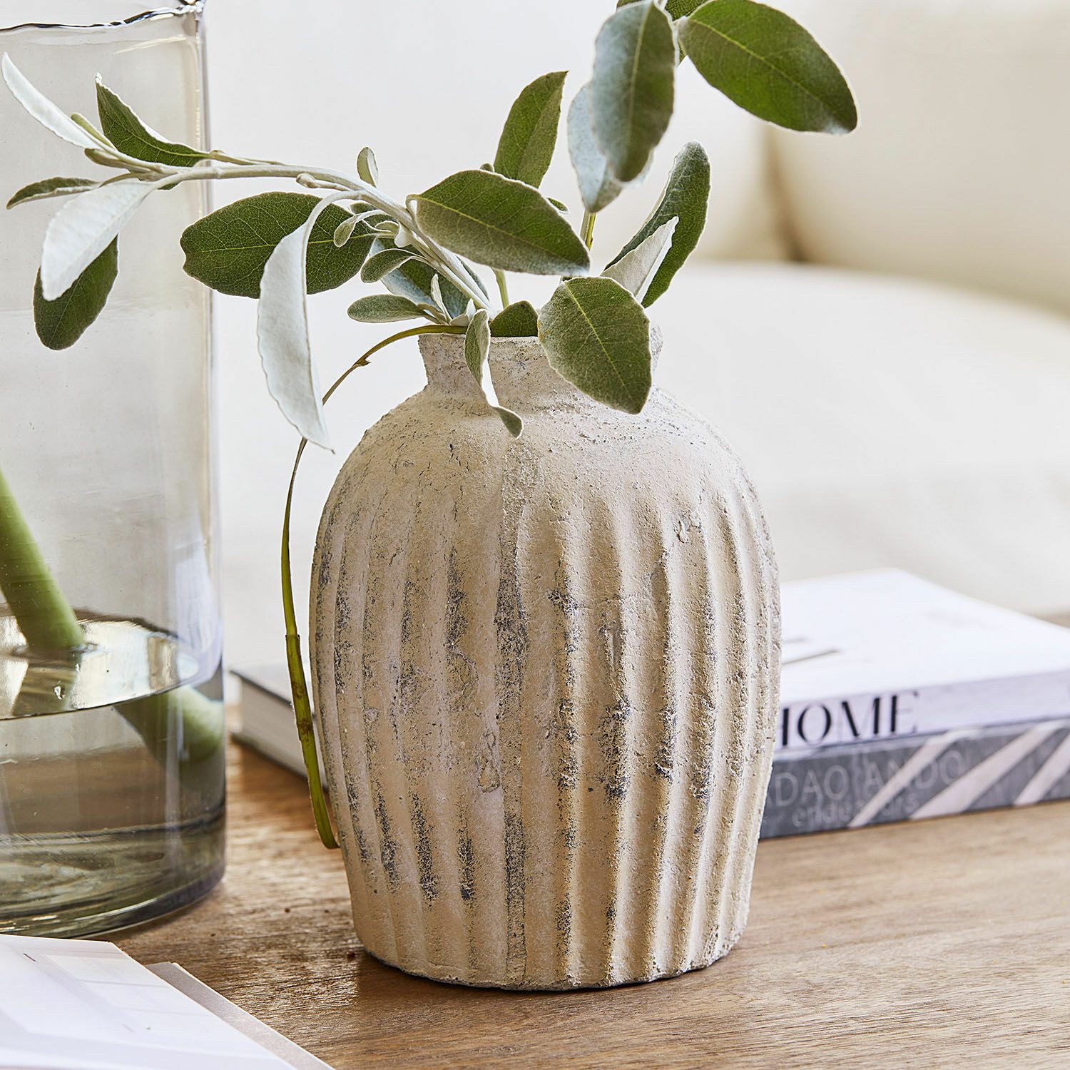 Mirabeau Tischvase Vase Melissa antikcreme
