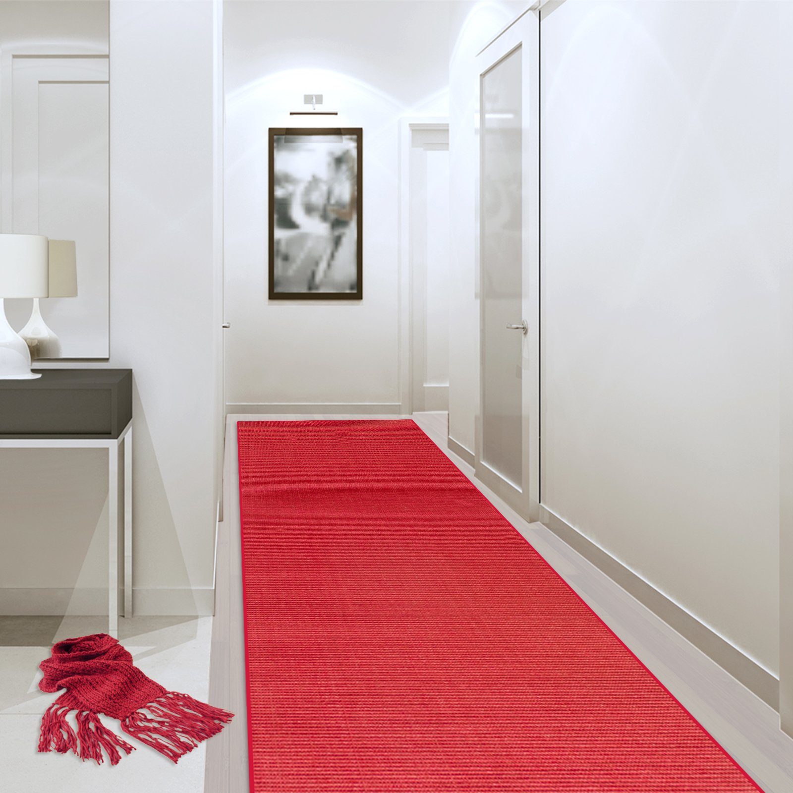 Karat Sisalteppich Peru, Teppich in verschiedenen Farben & Größen, Teppichläufer, rechteckig, Höhe: 8 mm, Raumklimaregulierend