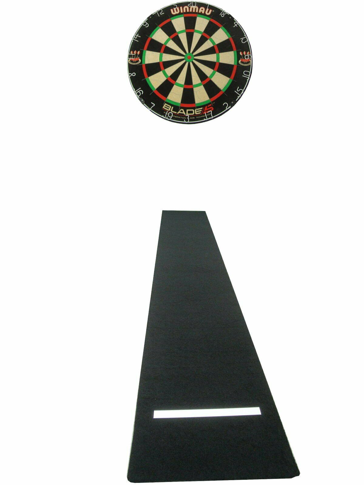 Dartscheibe Winmau Blade 6 Steel Dartboard Scheibe Dartteppich Dartmatte 40x250