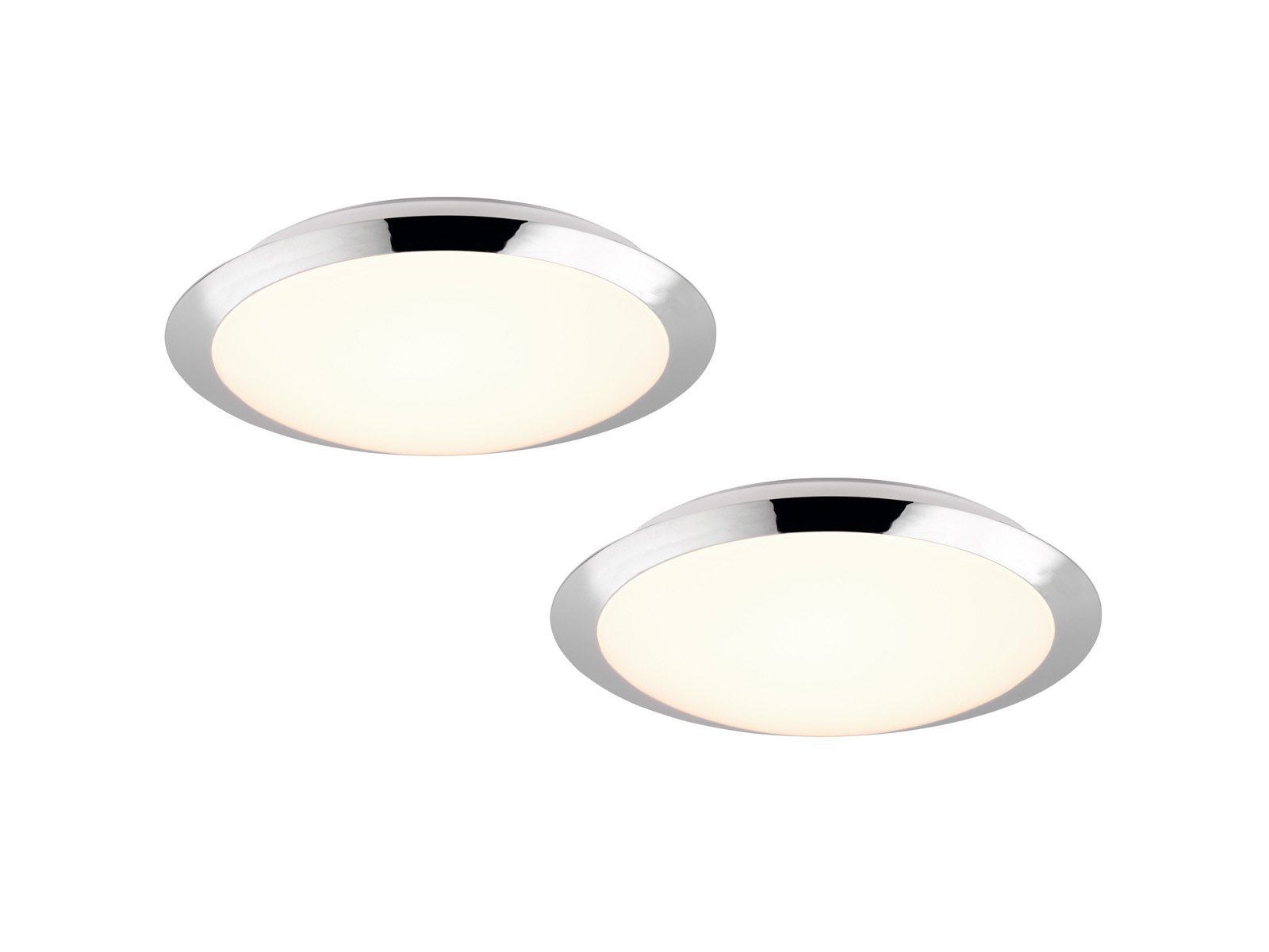 TRIO Leuchten LED Deckenleuchte, LED fest integriert, Warmweiß, 2er Set Bad günstig online kaufen