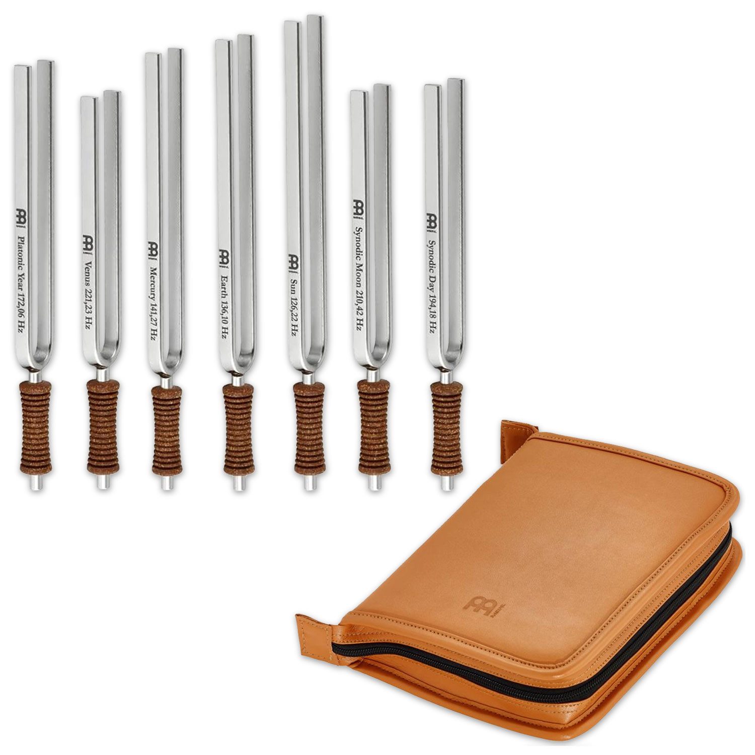 Meinl Sonic Energy Schlagzeug Meinl Sonic Energy Stimmgabel Chakra-Set 7-teilig, 1-St., Stimmgabel Chakra-Set, Stimmgabel Chakra-Set 7-teilig