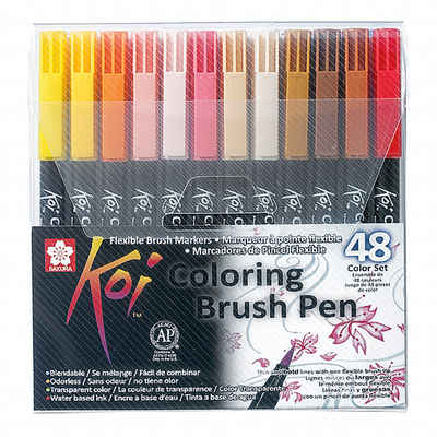 Sakura Pinselstift Pinselstift Koi Coloring Brush-Set, 48 Farben