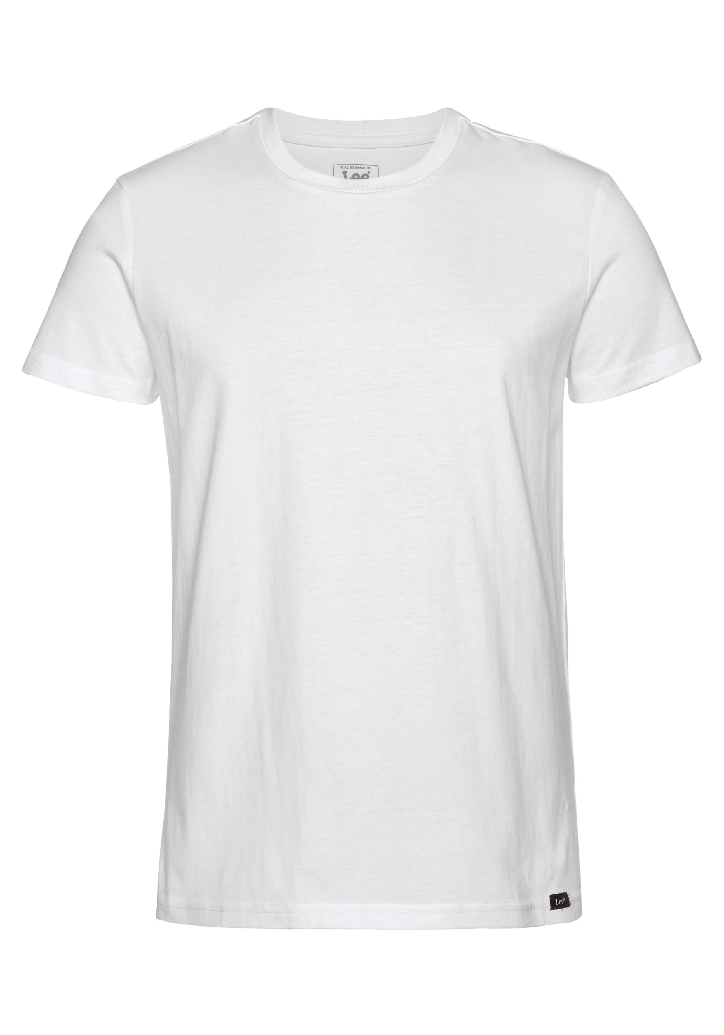 T-Shirt weiß (Set, Lee® 2-tlg)