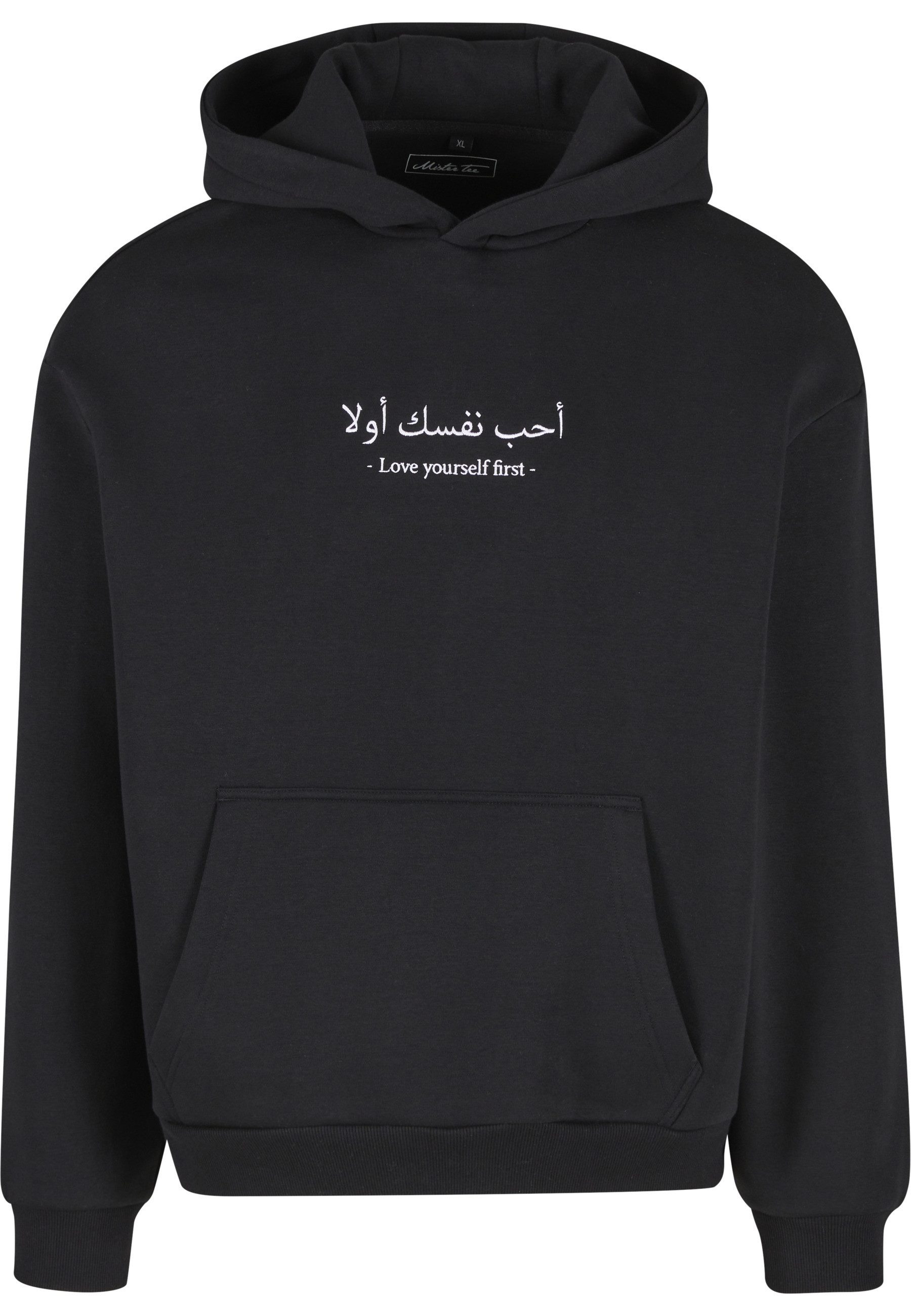 Kapuzenpullover MisterTee Love Yourself First EMB Fluffy Hoody