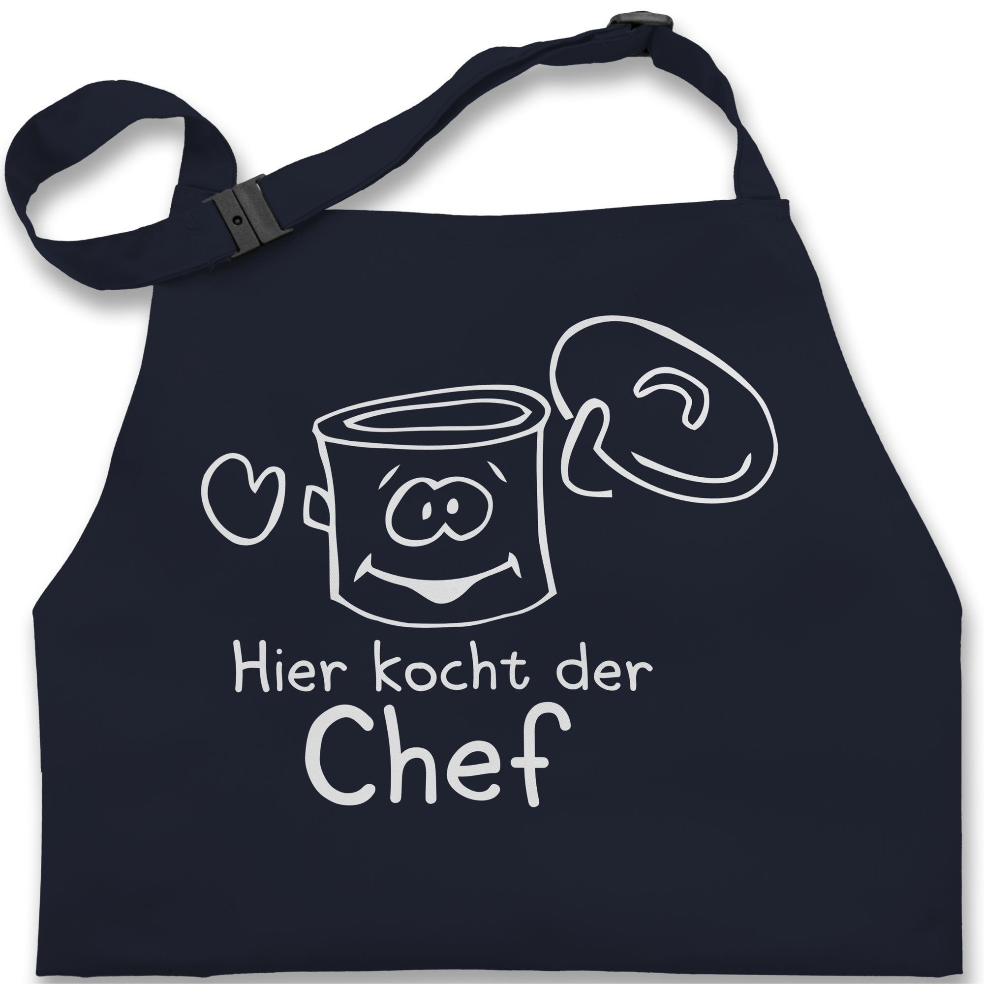 Shirtracer Kochschürze Hier kocht der Chef, (1-tlg), Kochschürze