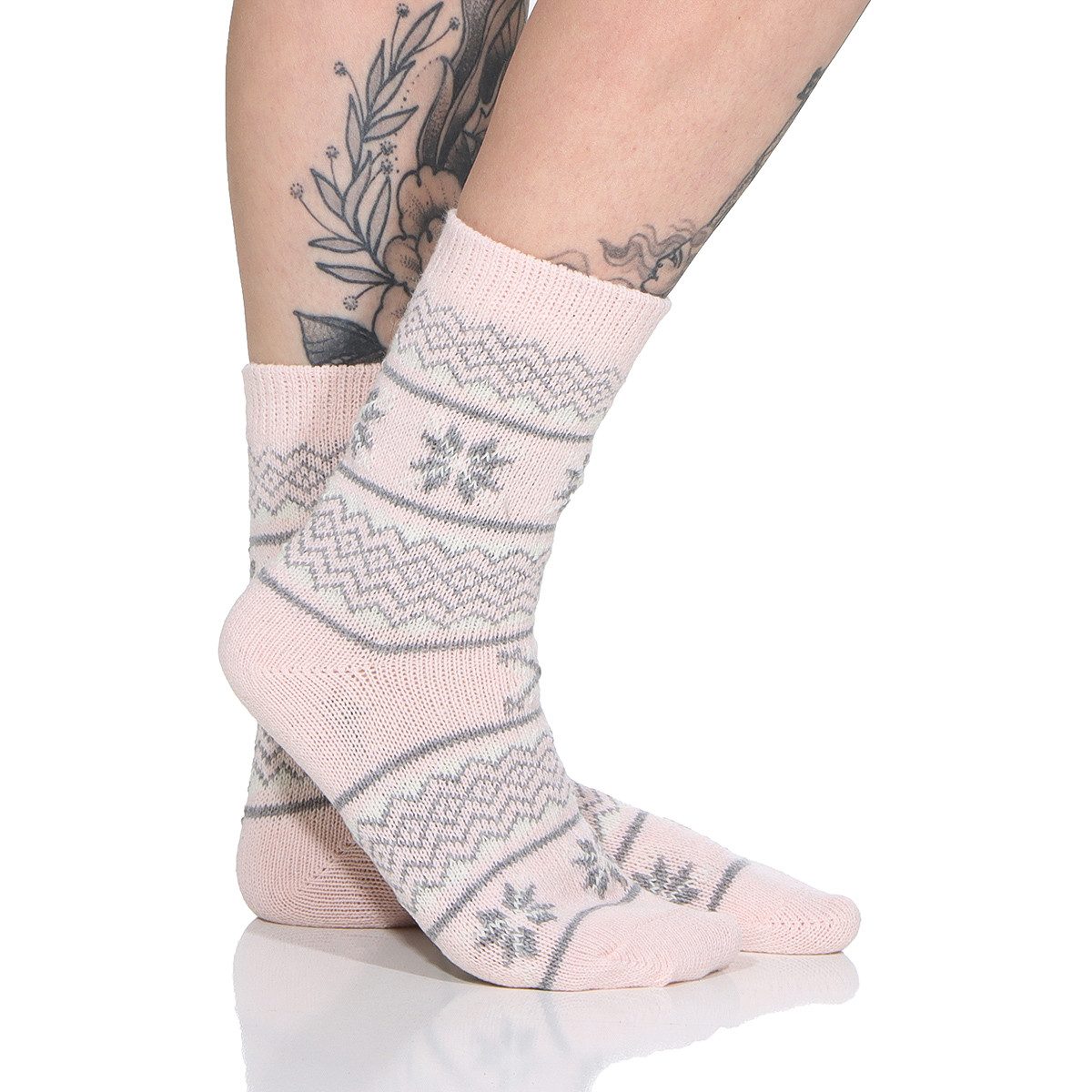 simaranda Norwegersocken Damen Socken gemischt 83 35-38 Bunt Gemischt 3 Paar (Spar-Set, 3-Paar)