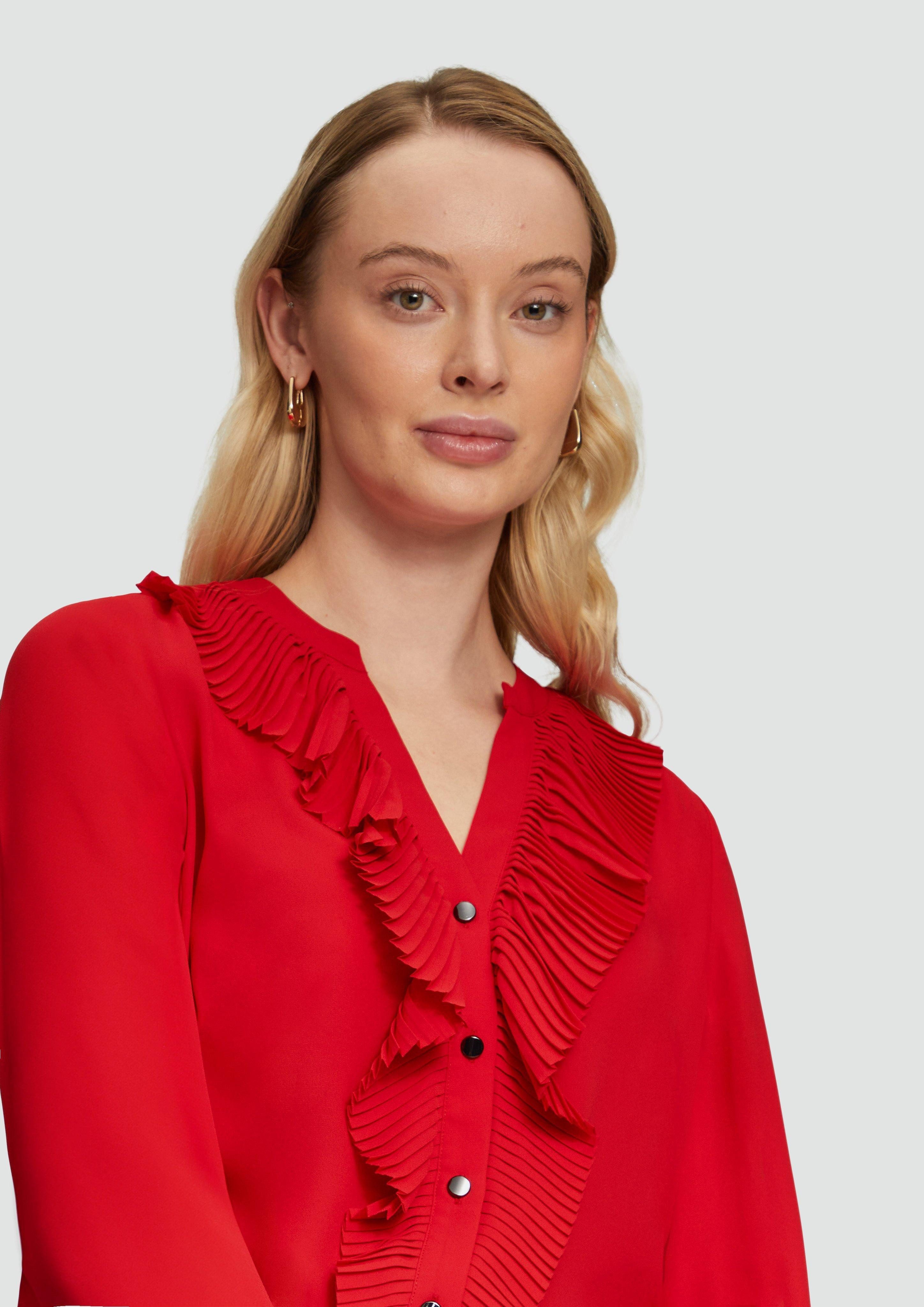 s.Oliver BLACK LABEL Langarmbluse Bluse mit günstig online kaufen