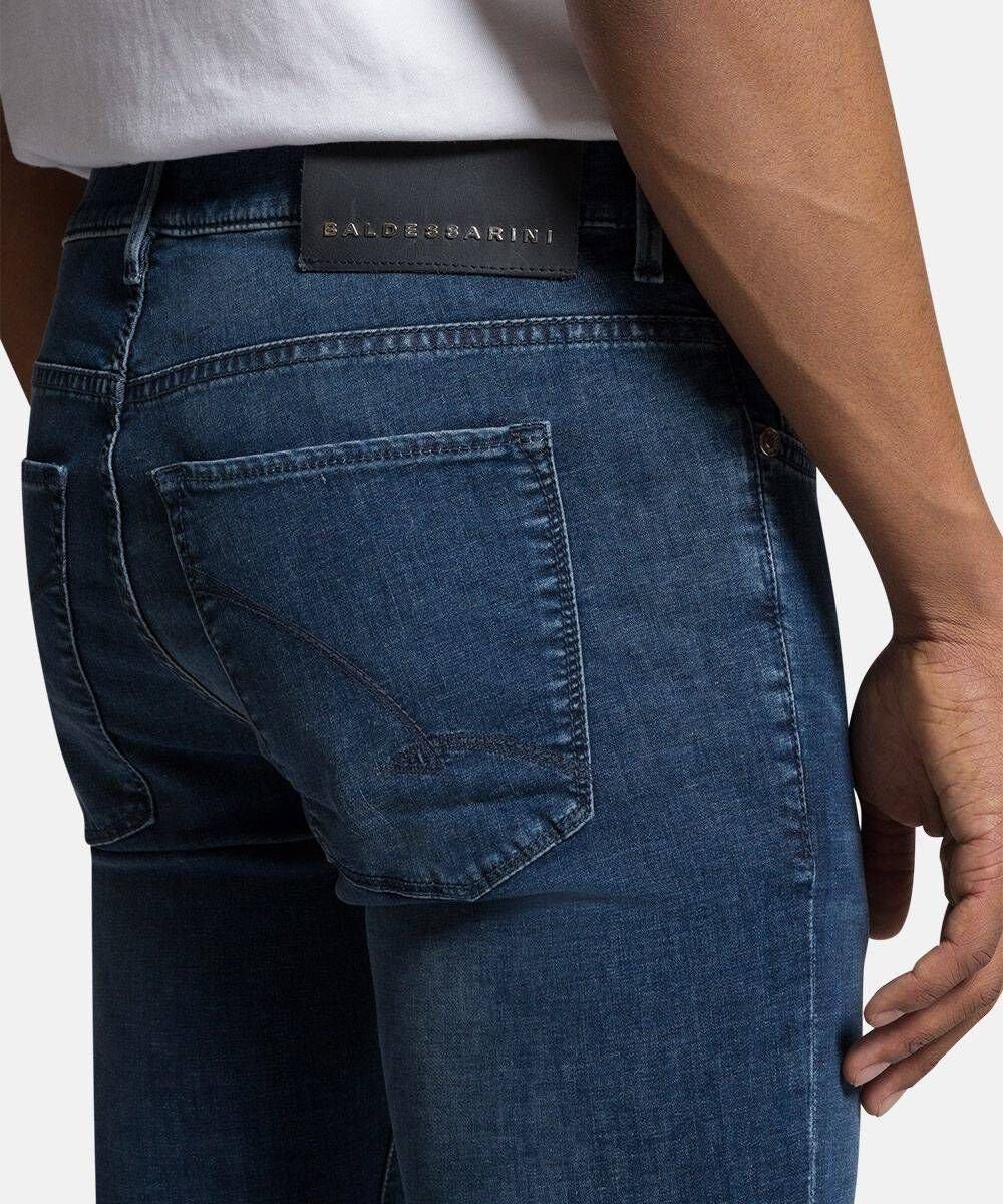 (1-tlg) JOHN blue Baldessarinini Slim 5-Pocket-Jeans Fit Herren (82) Jeans