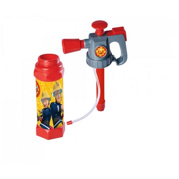 SIMBA Badespielzeug Feuerwehrmann Sam Schaum- und Wasserkanone, 31 cm 650 ml Reichweite 3 m Feuerlöscher