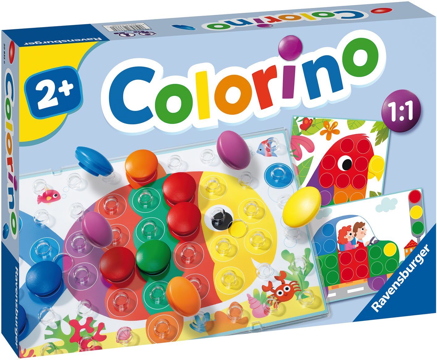 Ravensburger Spiel Colorino, Steckspiel, Made in Europe