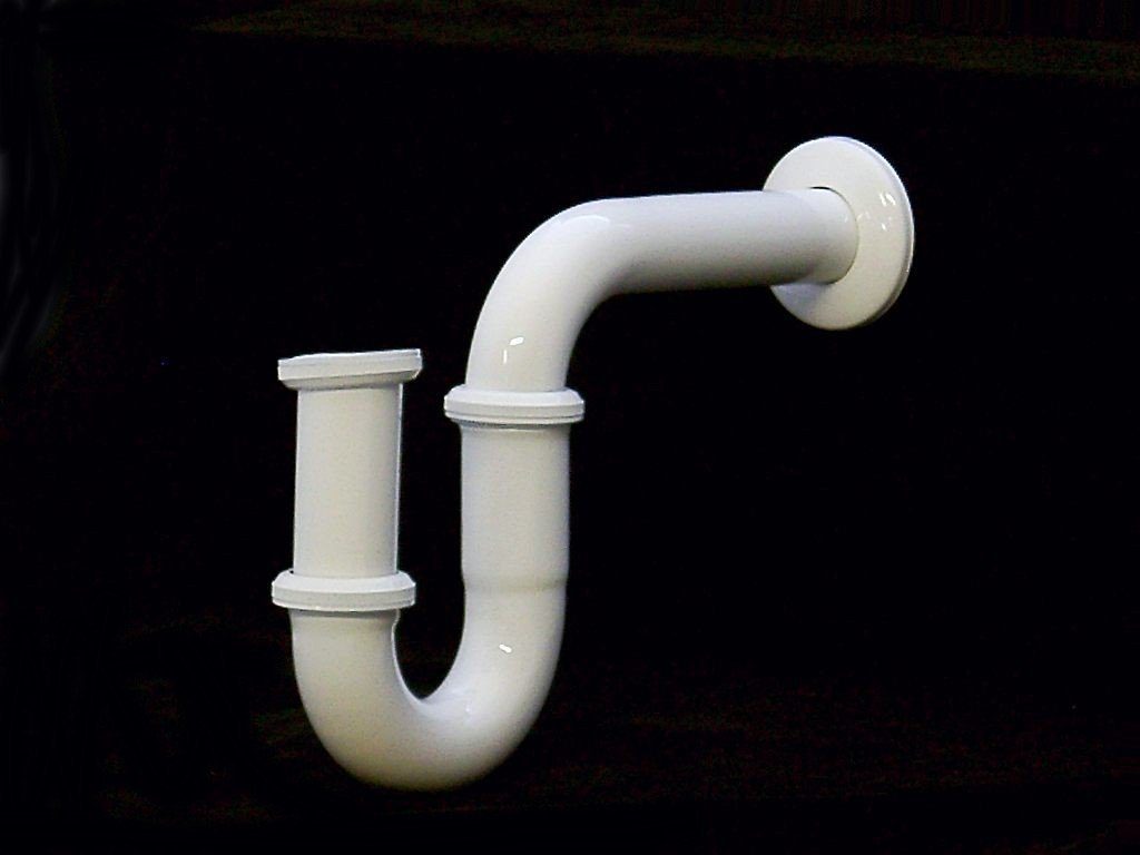 Wagner Armaturenwelt Siphon Siphon Sifon für Waschbecken 1 1/4 Zoll, Röhrenverschluss