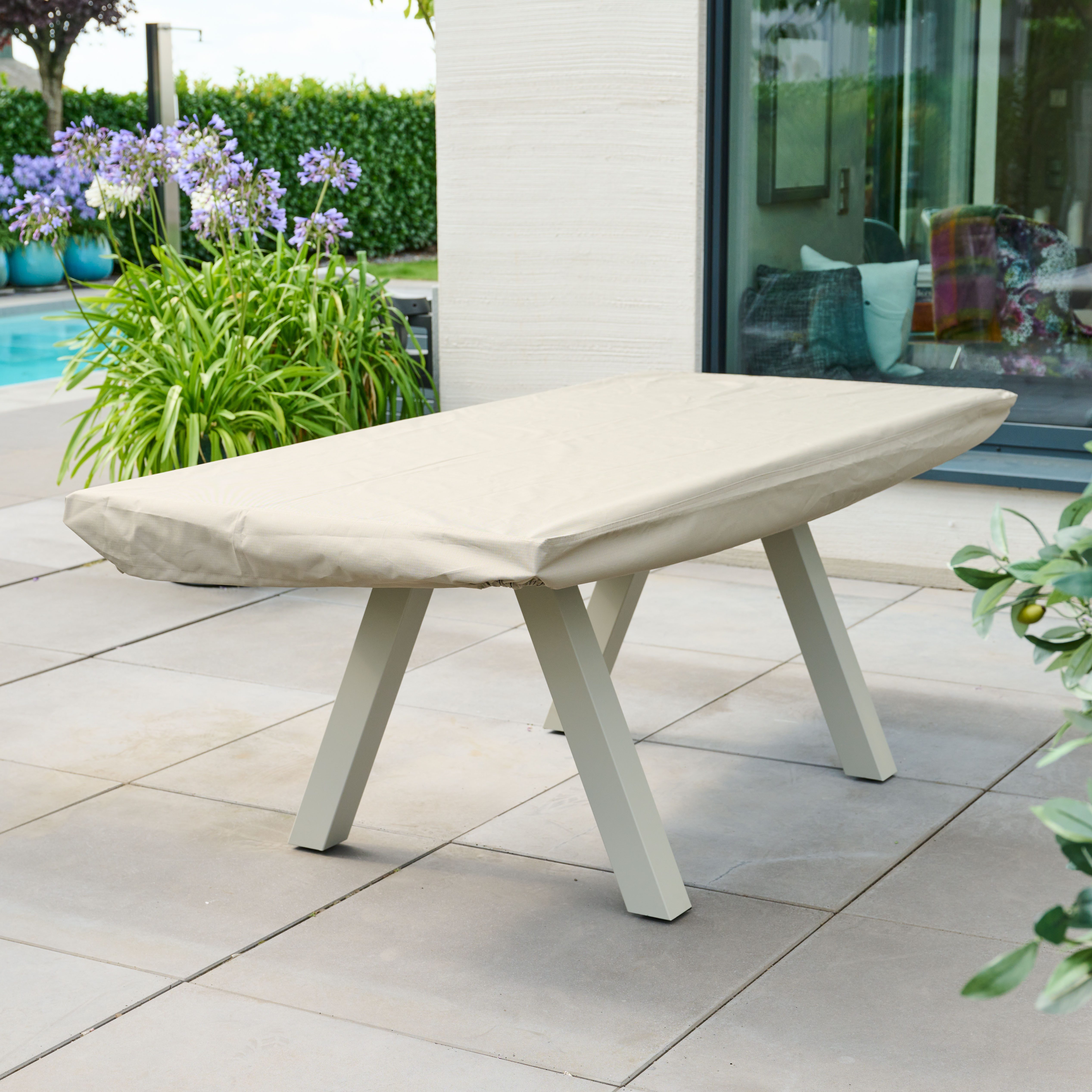 Siena Garden Gartenmöbel-Schutzhülle Tischhülle Plus (1-St), 200 x 110 x H15 cm