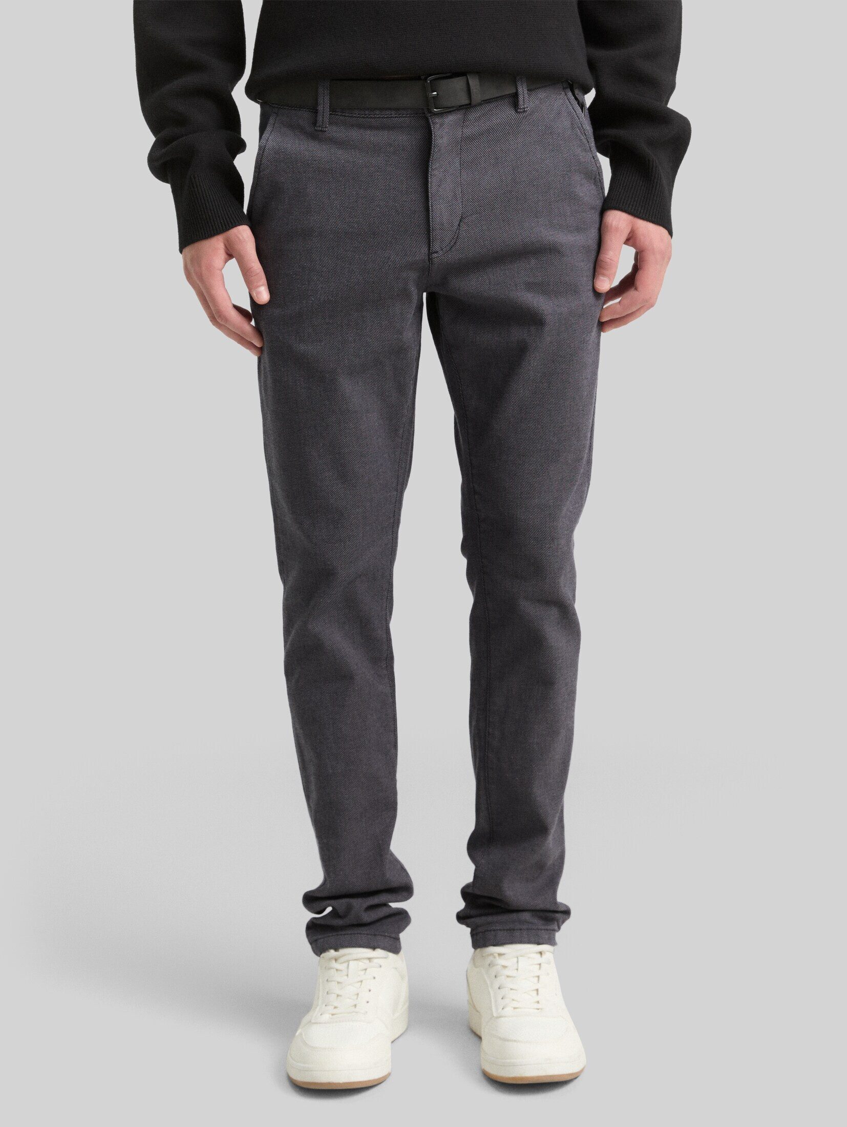 TOM TAILOR Denim Chinohose Hosen & Chino Straight Chino Hose mit Gürtel