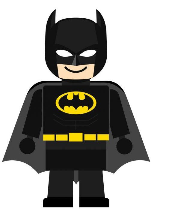 St) Batman (1 Wandtattoo Spielfigur Super Hero Wall-Art