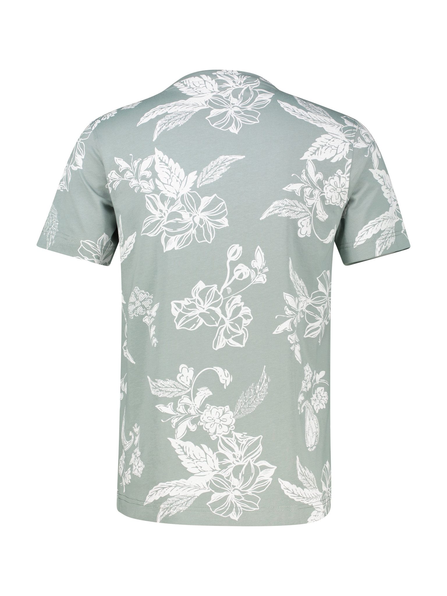 LERROS Kurzarmshirt mit floralem Allover-Print