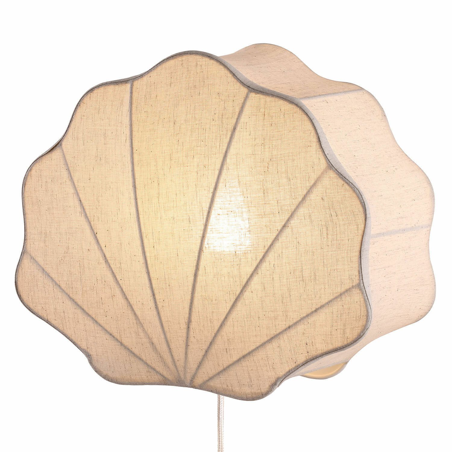 Mirabeau Wandleuchte Wandlampe Vellaro beige günstig online kaufen