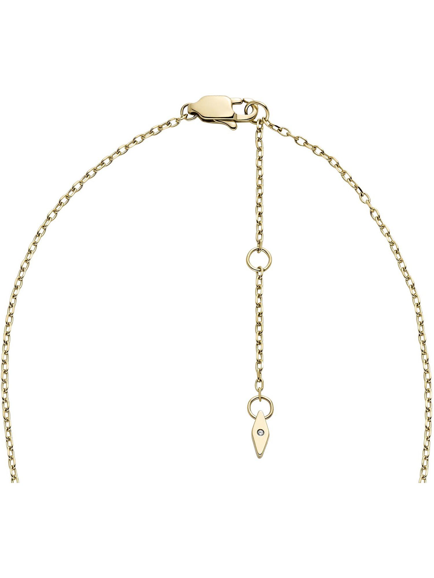 Fossil Collier Fossil Damen-Kette Edelst...