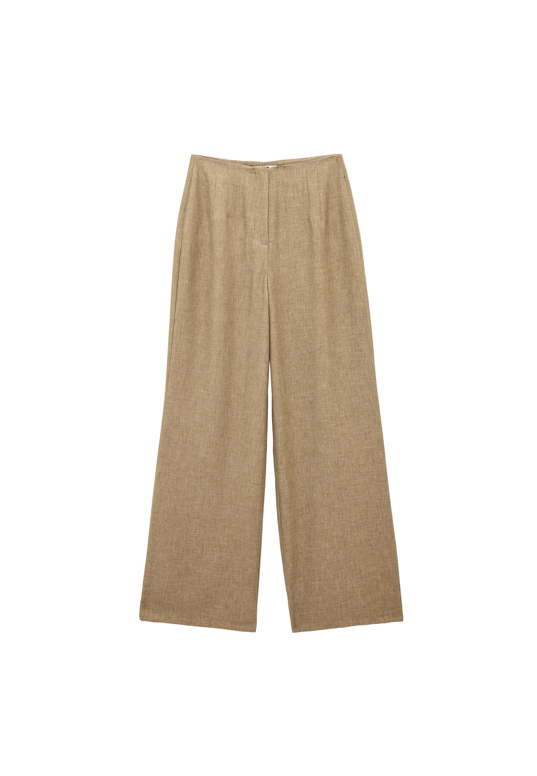 Koton Stoffhose Koton Leinenlook High Waist Hose