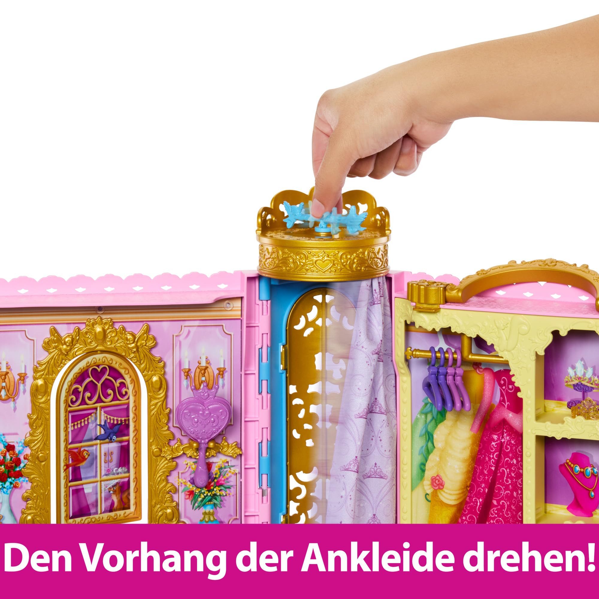 Mattel® Spielfigur Disney Prinzessin Bereit für den Ball Ankleide-Spi, Ankleide-Spielset aus Disney Prinzessin