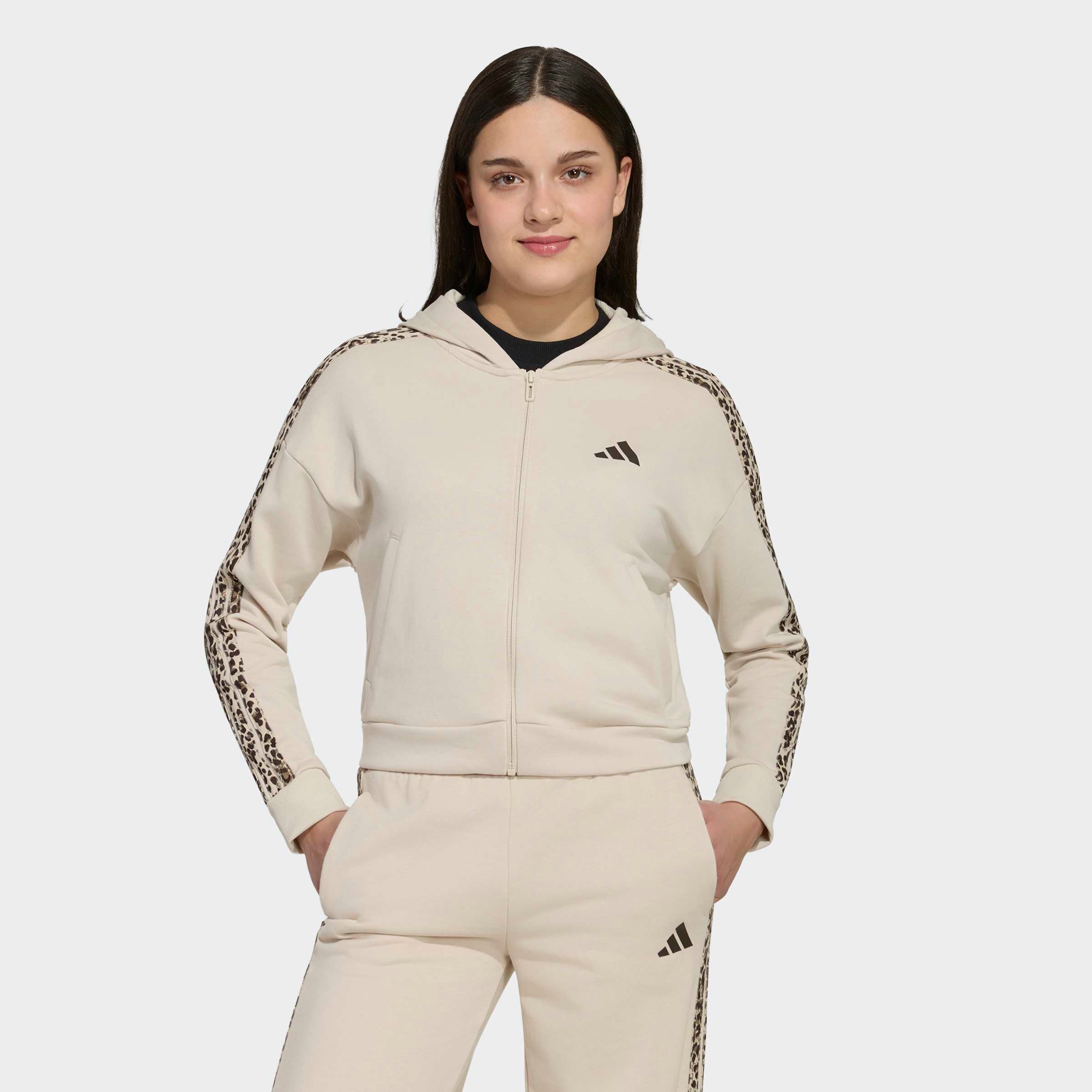 adidas Sportswear Kapuzensweatshirt SEASONALS ANIMAL, DURCHGEHENDER REISSVERSCHLUSS
