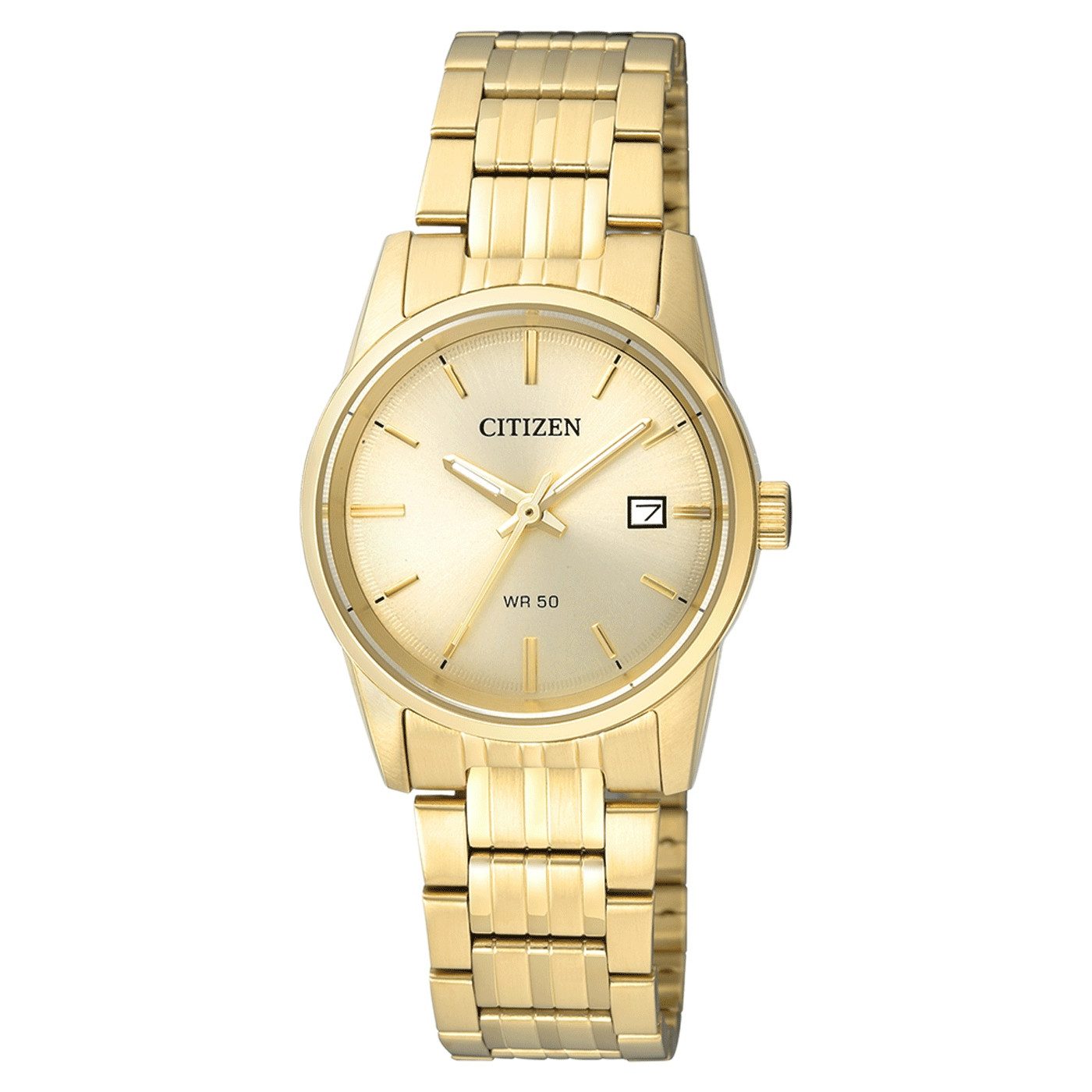 Citizen Quarzuhr EU6002-51P, Armbanduhr, Damenuhr, Edelstahlarmband, Datum günstig online kaufen