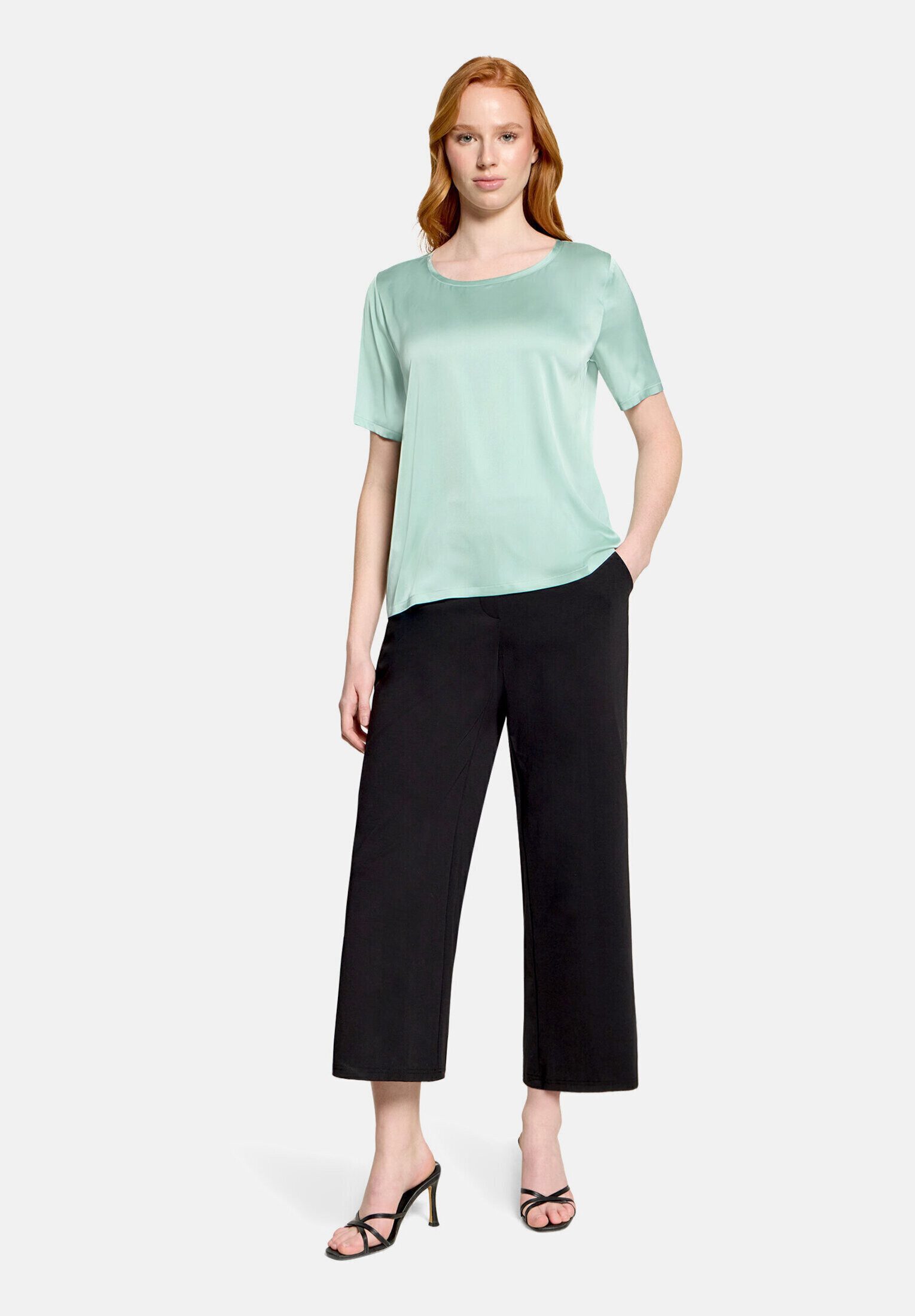 Betty Barclay Schlupfbluse Damen mit Rundhalsausschnitt