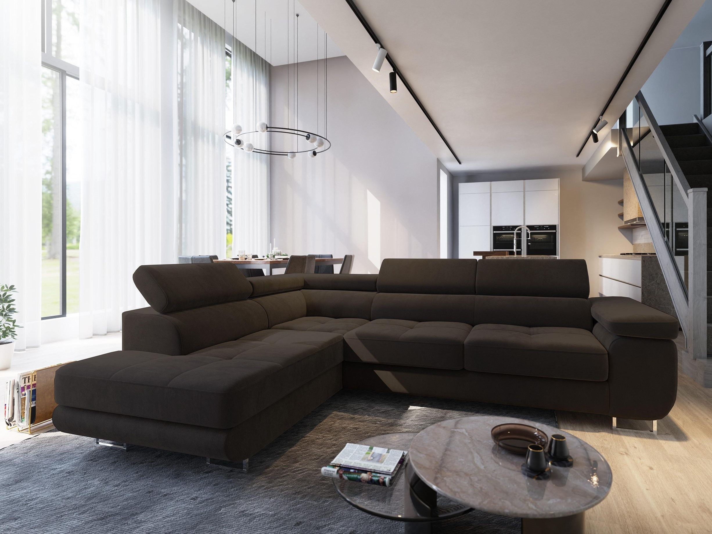 Masseno Ecksofa SELVA mit Schlaffunktion L-Form, günstig online kaufen