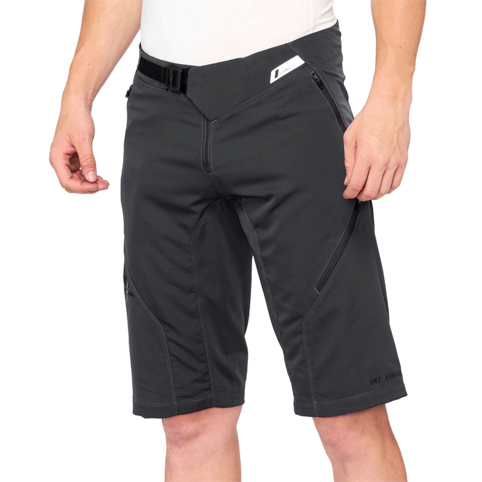 Fahrradhose 100% Airmatic Shorts charcoal 38zoll