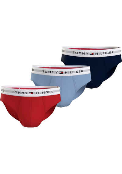 Tommy Hilfiger Underwear Slip 3P BRIEF (Packung, 3-St., 3er) mit Logo-Schriftzügen rundum